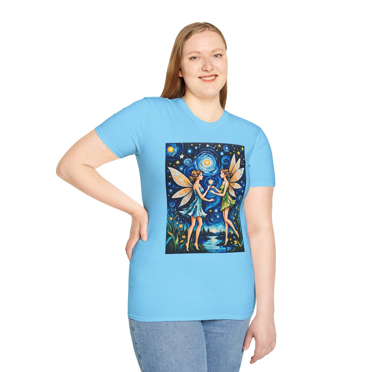 Enchanted Fairy T-Shirt, Magical Tees, Fantasy Apparel, Gift for Dreamers, Boho Style, Celestial Fashion, Nature Lover Shirt