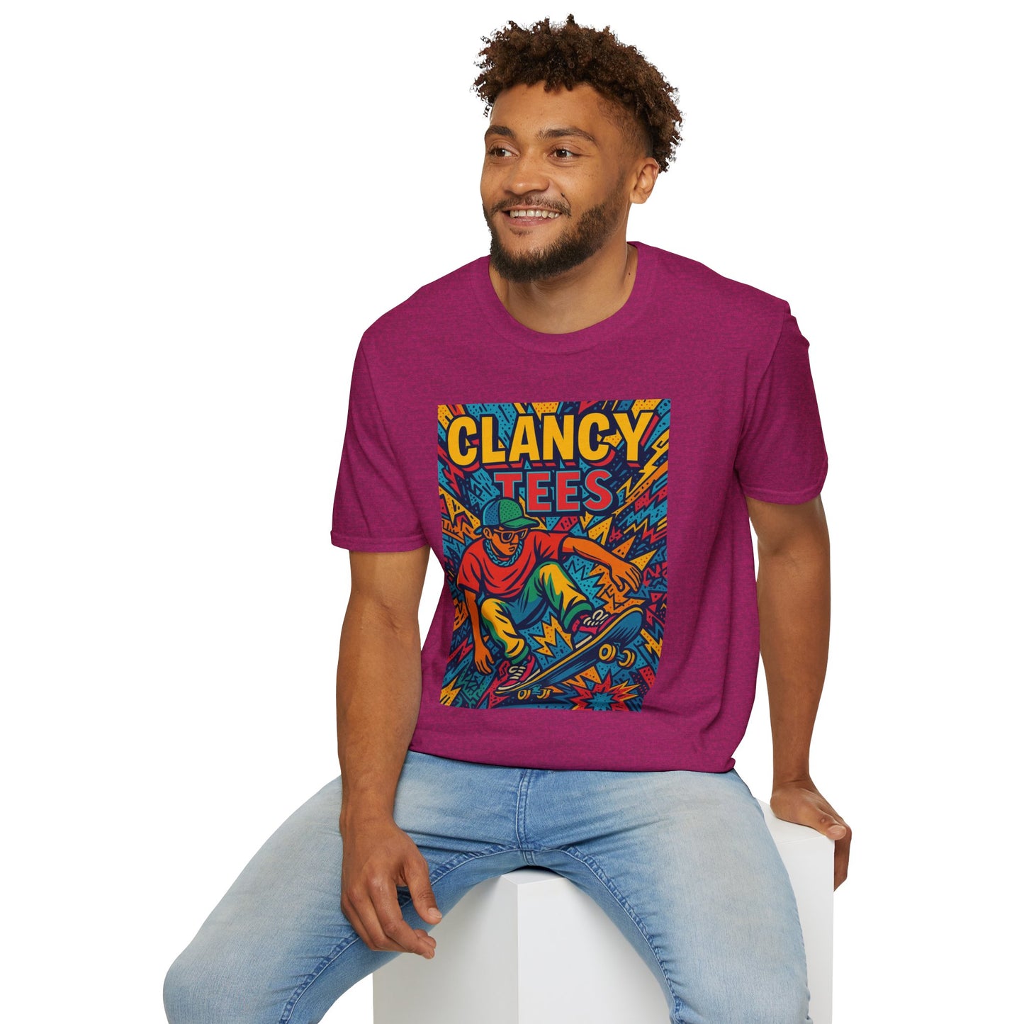 Retro Skateboard T Shirt for Skaters Graphic Tee for Skateboarding Fans Gift for Skateboarder Unisex Funny Skater Shirt
