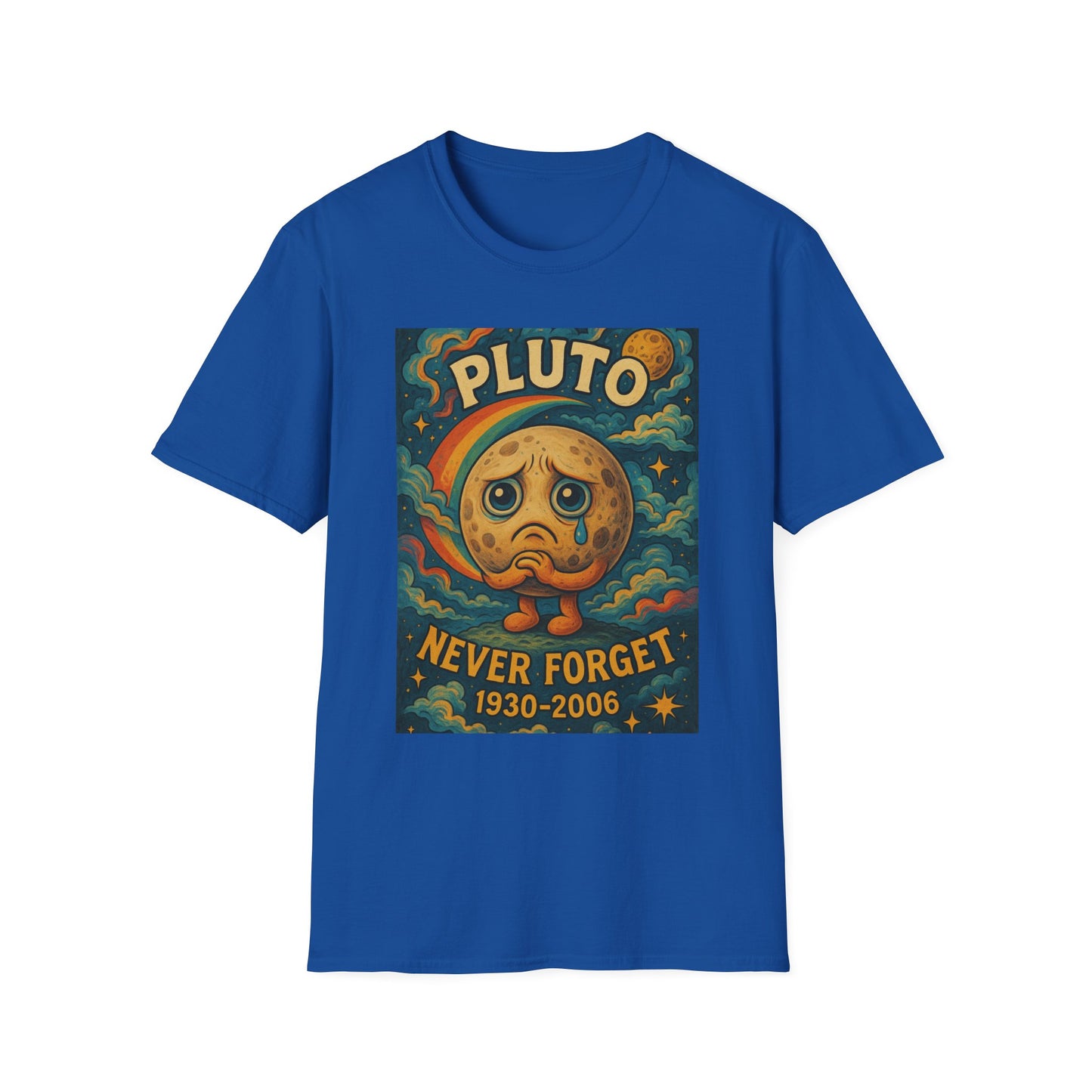 Pluto Never Forget Shirt Funny Space Tee for Astronomy Fans Nostalgic Planet Graphic Shirt Gift for Science Nerds and Stargazers Dwarf Planet Tribute T-Shirt