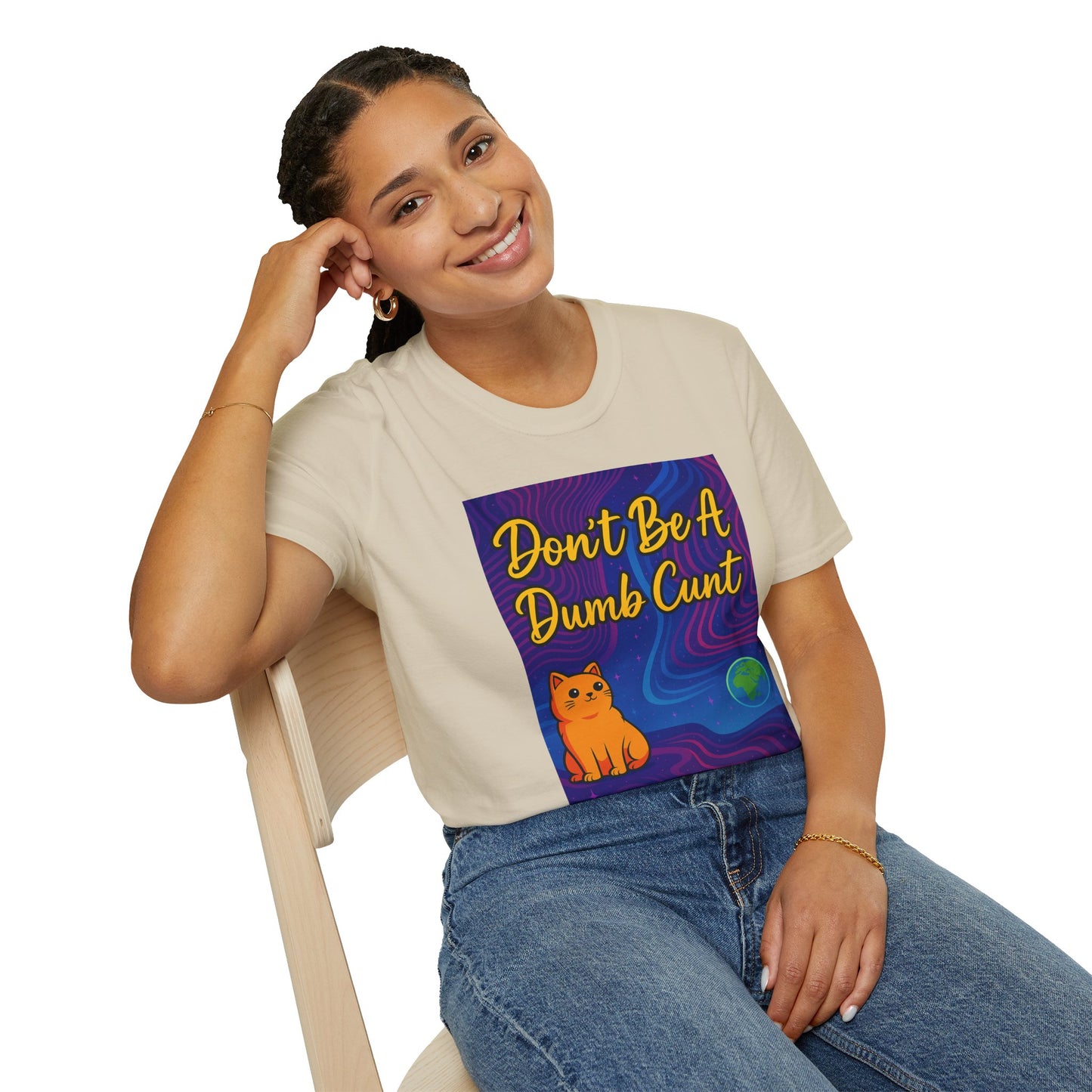 Funny Cat T-Shirt, Unisex Tee for Pet Lovers, Birthday Gift, Humor Shirt, Casual Wear, Unique Graphic Tee