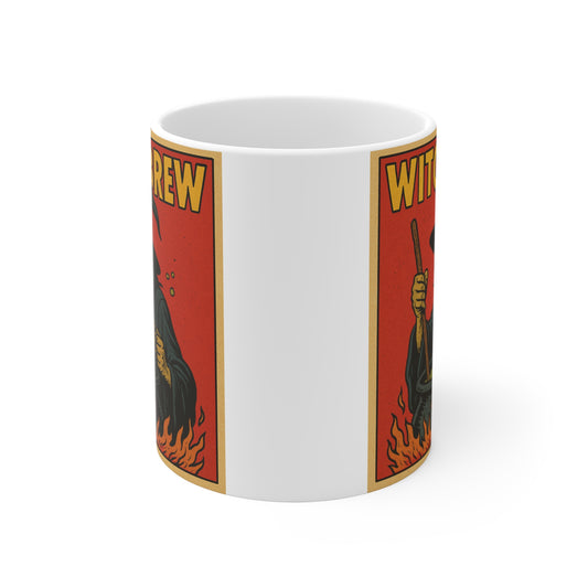 Witch's Brew Vintage Mug | Halloween Coffee Cup, Spooky Gifts, Magical Decor, Witch Lover's Item, Vintage Style