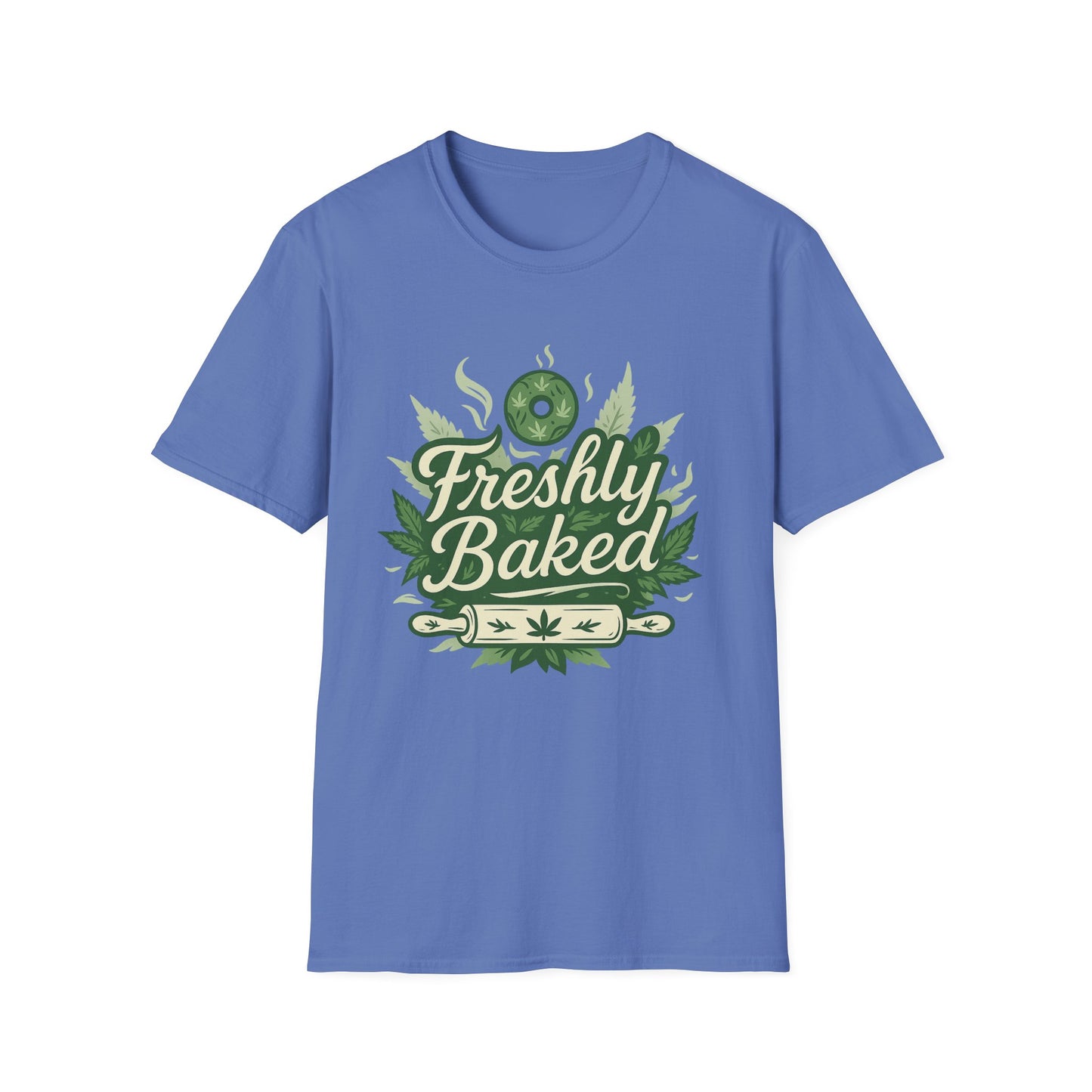 Freshly Baked T-Shirt, Unisex Graphic Tee for Cooks, Foodies, Parties, 420 Celebrations, Unique Gift Idea