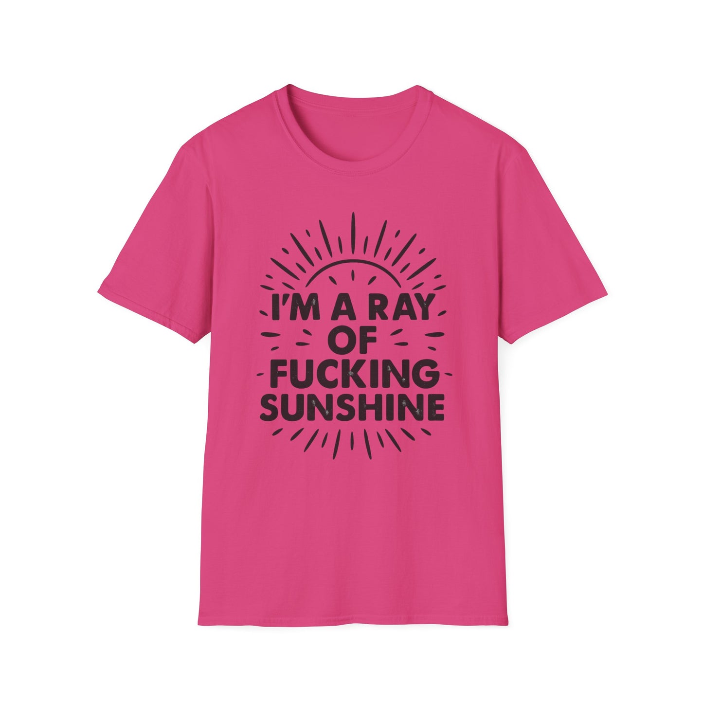 Ray of Fucking Sunshine Shirt – Sarcastic Funny Mood Tee – Gift for Cynical Friends, Bad Attitude Days, Grumpy People with Humor