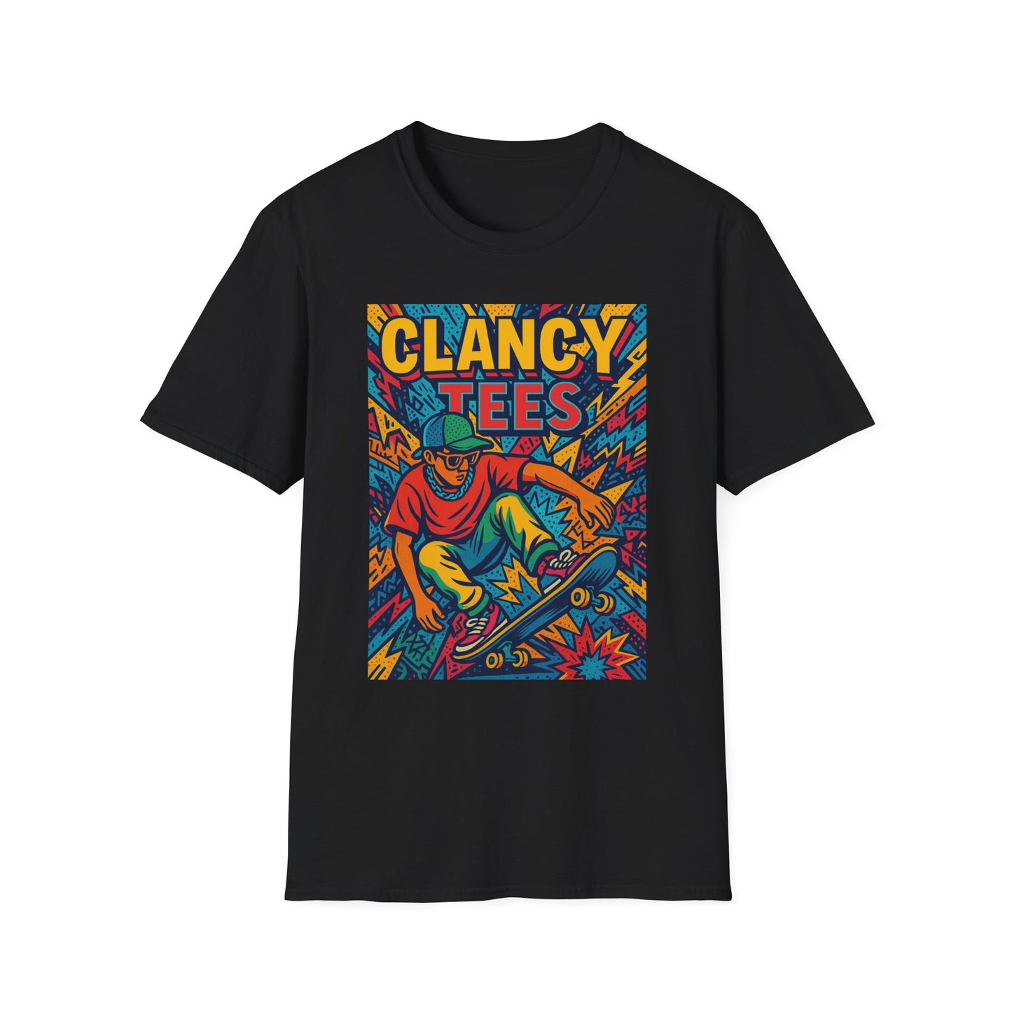 Retro Skateboard T Shirt for Skaters Graphic Tee for Skateboarding Fans Gift for Skateboarder Unisex Funny Skater Shirt
