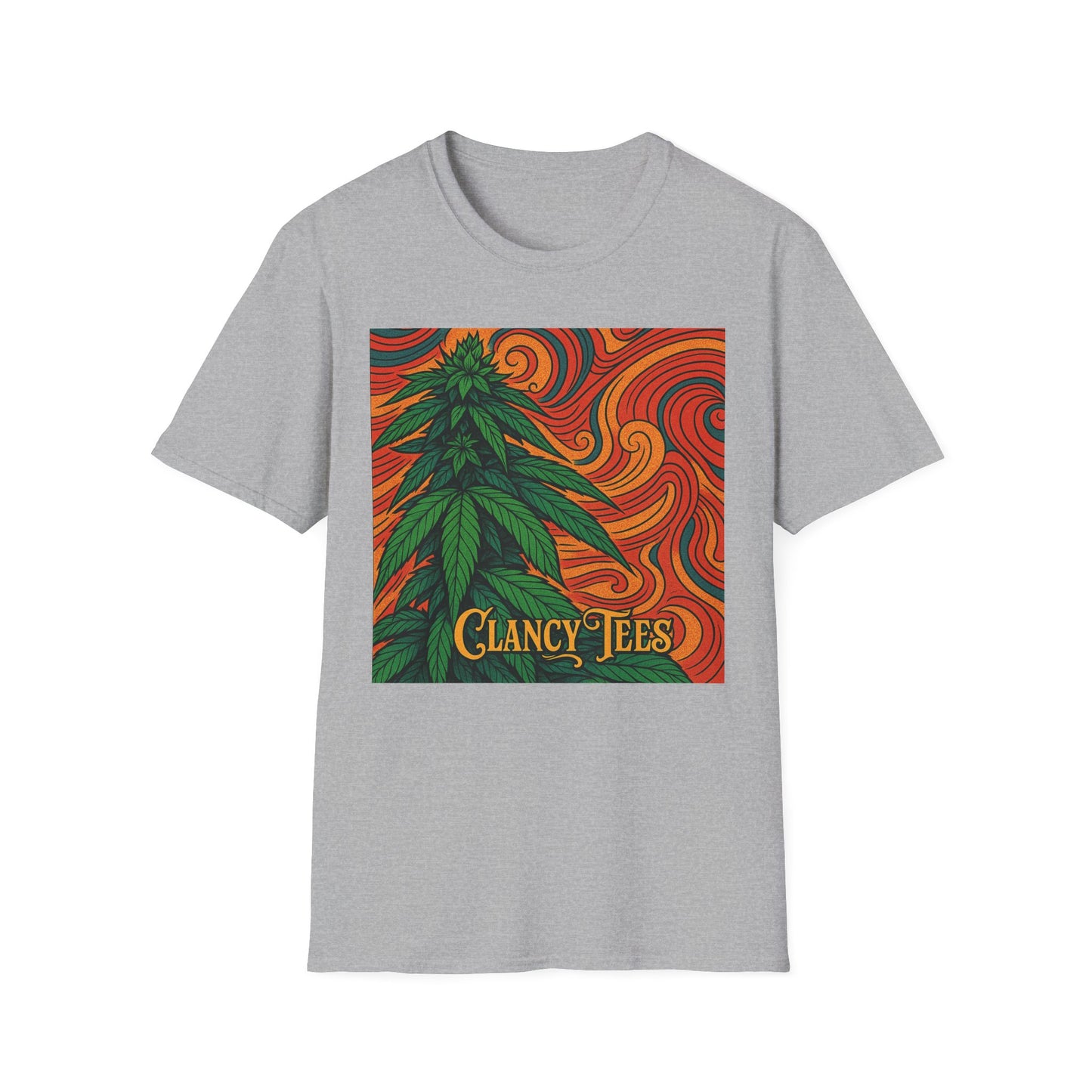 Artistic Cannabis Unisex T-Shirt | Chill Vibes | Eco-Friendly Tee | Gift for Smokers | Festival Wear | Casual Style