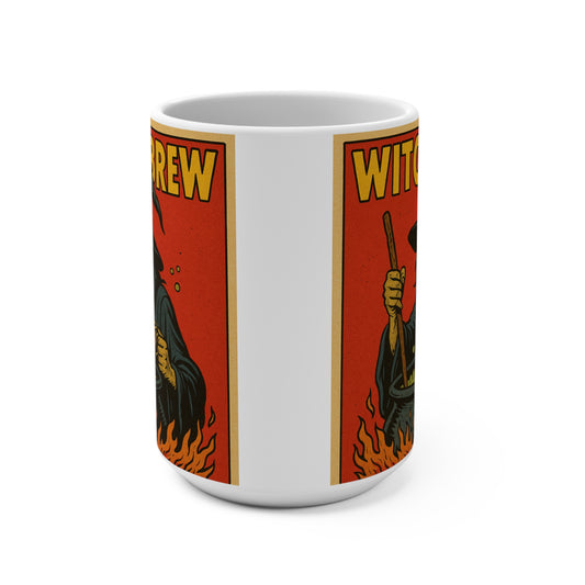 Witch's Brew Mug, 15oz Halloween Coffee Cup, Spooky Gift for Witches