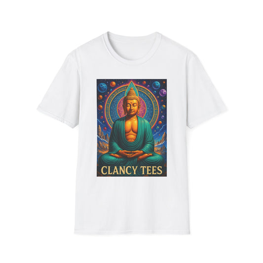 Trippy Buddha Meditation T-Shirt – Psychedelic Spiritual Shirt for Zen Seekers, Yoga Lovers, Gift for Mindful Friends, Cosmic Energy Tee