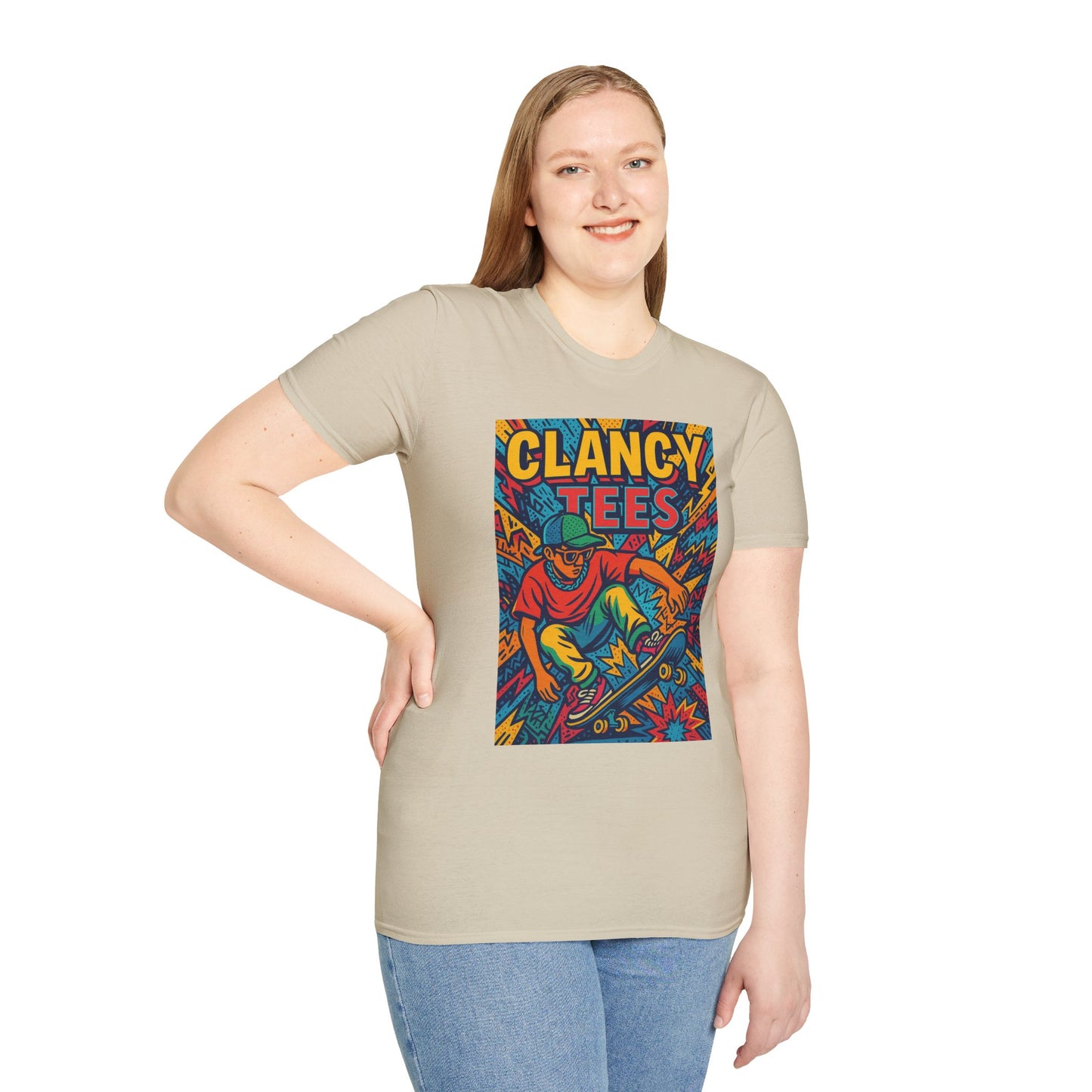 Retro Skateboard T Shirt for Skaters Graphic Tee for Skateboarding Fans Gift for Skateboarder Unisex Funny Skater Shirt
