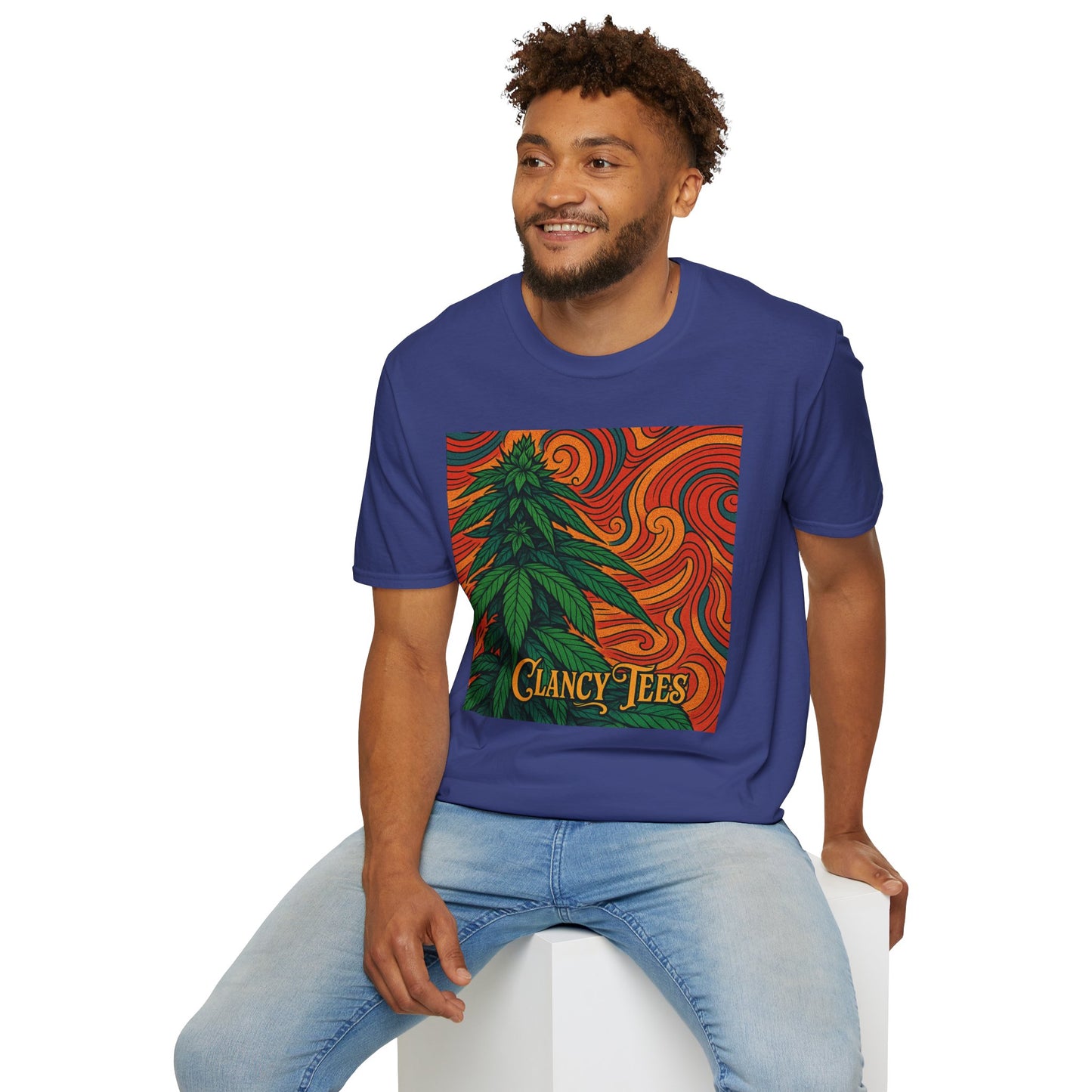 Artistic Cannabis Unisex T-Shirt | Chill Vibes | Eco-Friendly Tee | Gift for Smokers | Festival Wear | Casual Style