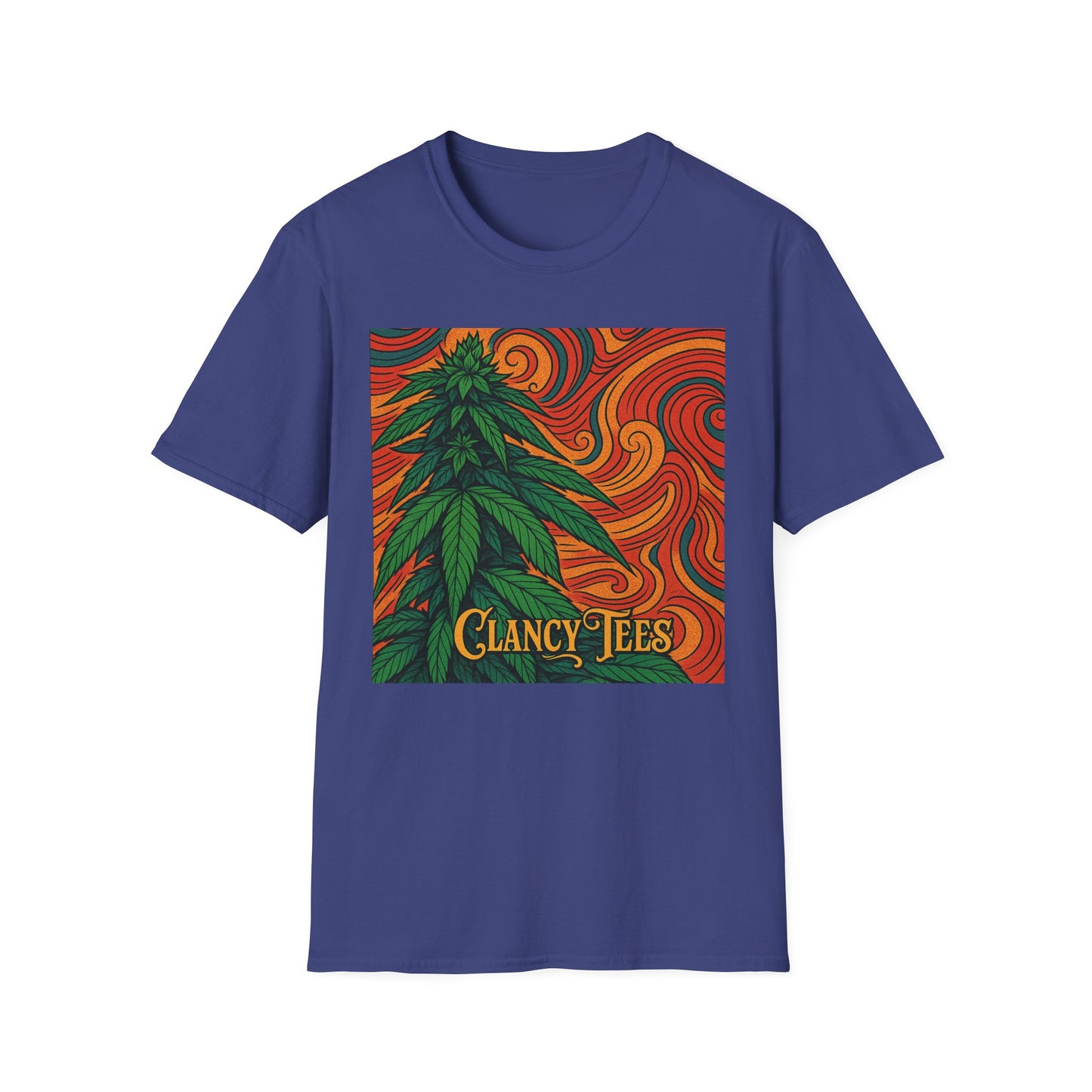 Artistic Cannabis Unisex T-Shirt | Chill Vibes | Eco-Friendly Tee | Gift for Smokers | Festival Wear | Casual Style
