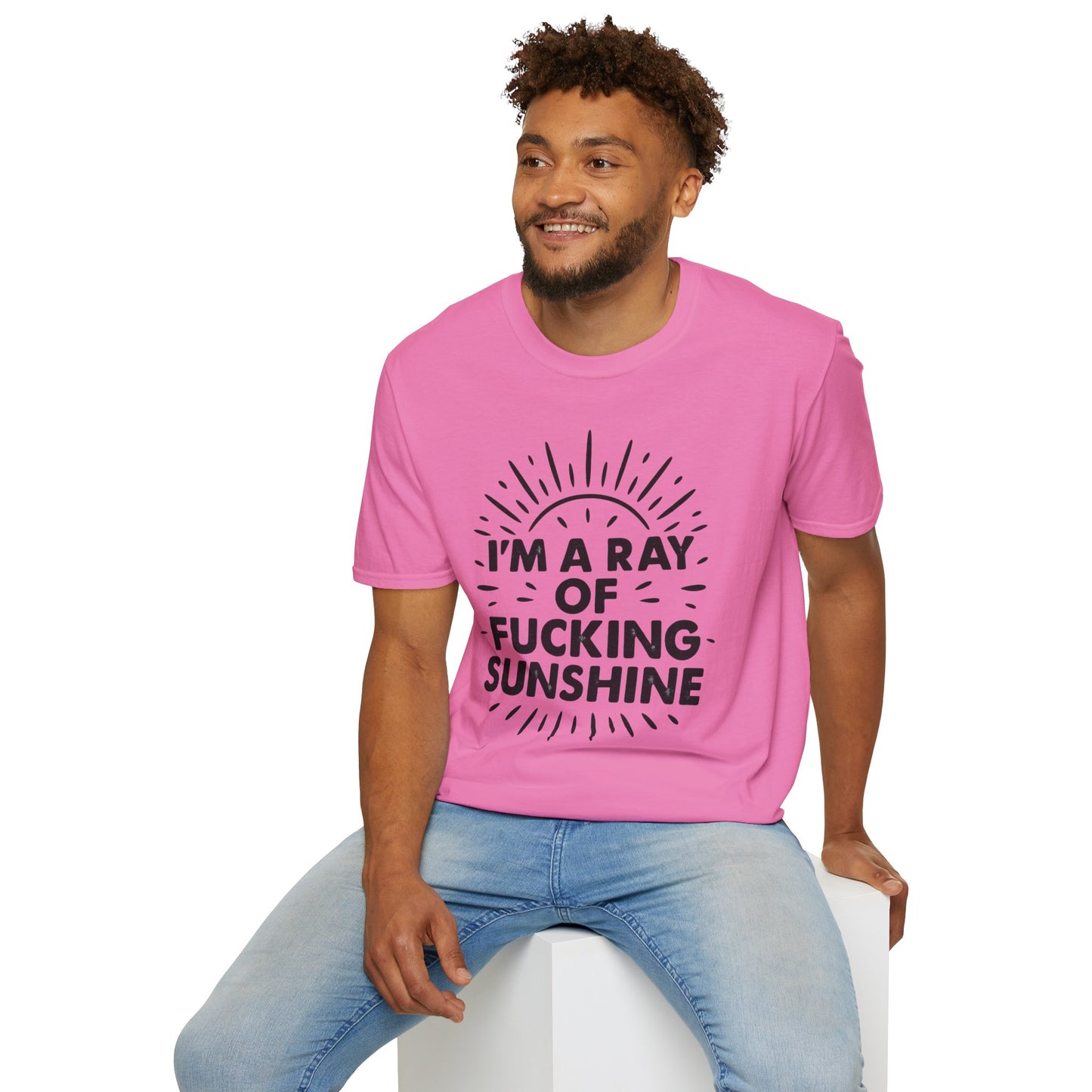 Ray of Fucking Sunshine Shirt – Sarcastic Funny Mood Tee – Gift for Cynical Friends, Bad Attitude Days, Grumpy People with Humor