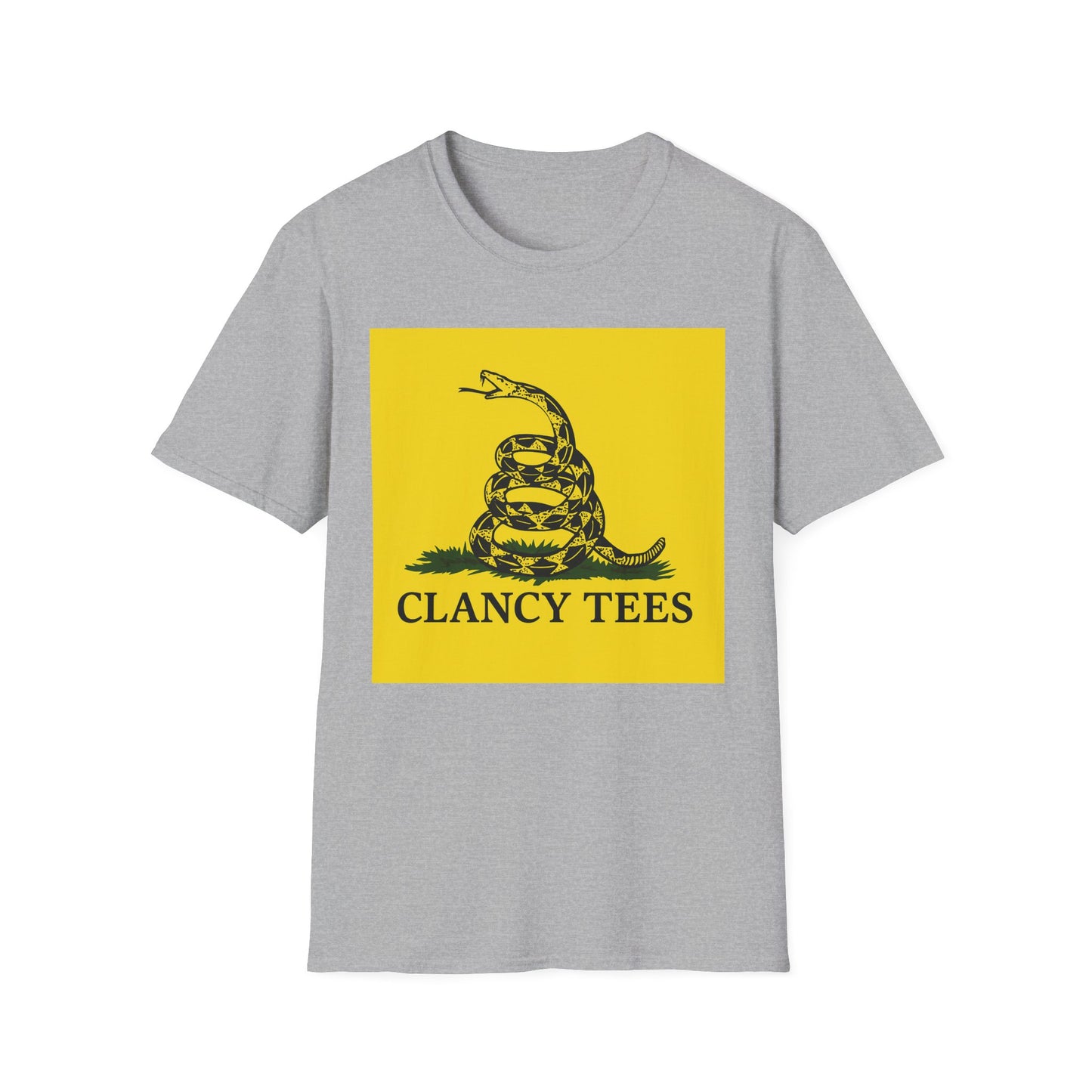 Coiled Snake Parody Tee – Satirical Rattlesnake Shirt – Gift for Sarcastic Rebels, Libertarian Dropouts, and Political Burnouts