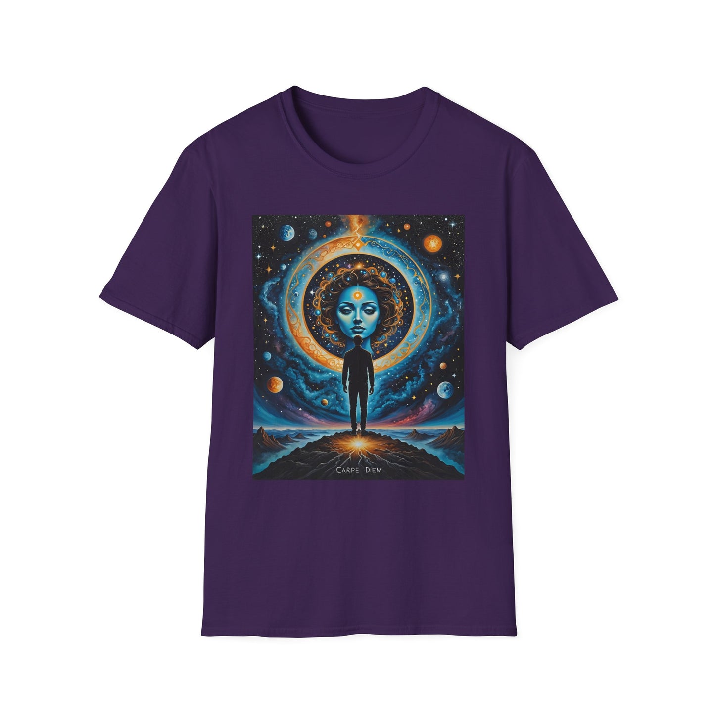 Cosmic Portal T-Shirt – Surreal Galaxy Art Tee – Gift for Spiritual Thinkers, Psychedelic Art Lovers, and Astral Projection Enthusiasts