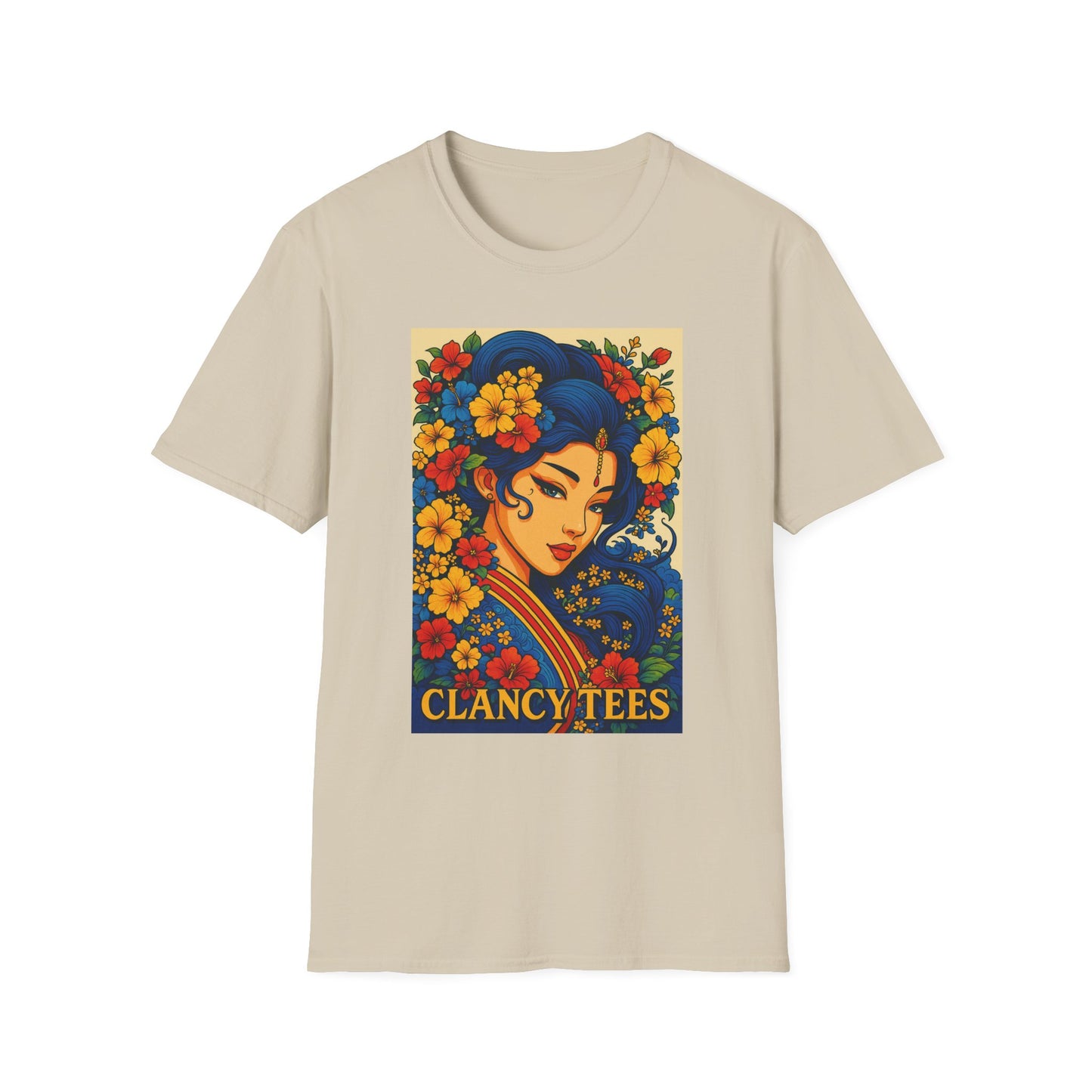 Bohemian Floral Graphic Tee, Unisex T-Shirt, Vintage Style Shirt, Gift for Her, Summer Fashion Essential