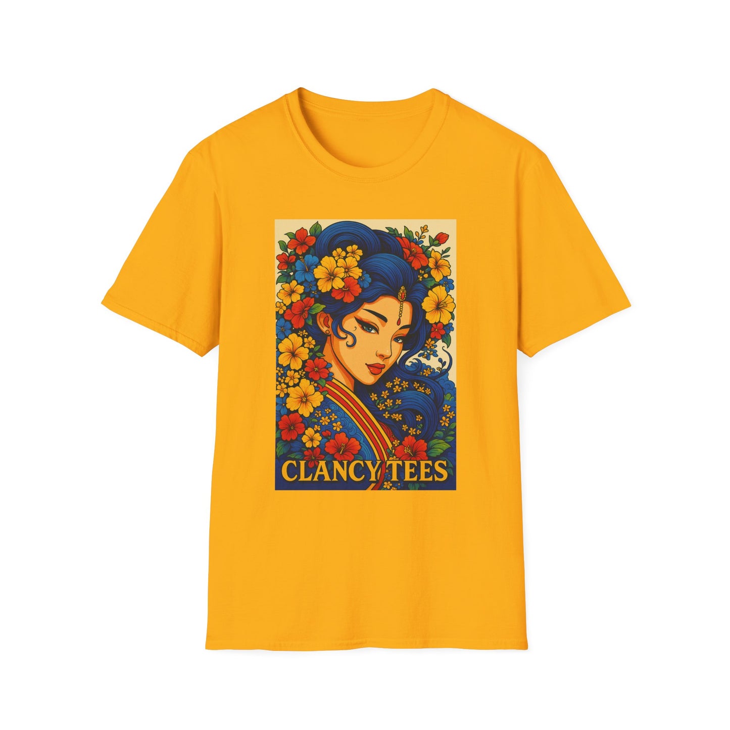 Bohemian Floral Graphic Tee, Unisex T-Shirt, Vintage Style Shirt, Gift for Her, Summer Fashion Essential