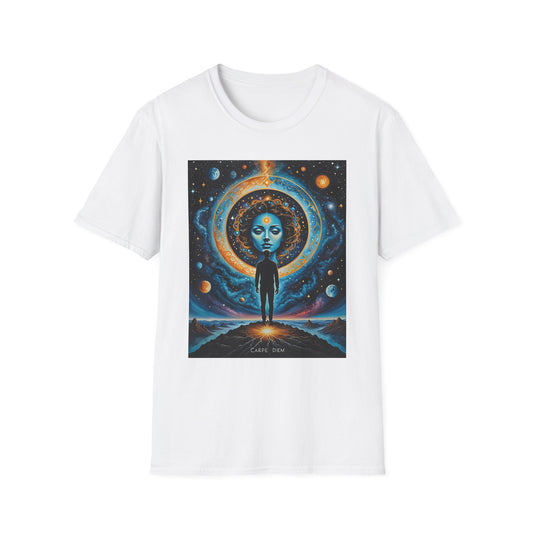 Cosmic Portal T-Shirt – Surreal Galaxy Art Tee – Gift for Spiritual Thinkers, Psychedelic Art Lovers, and Astral Projection Enthusiasts
