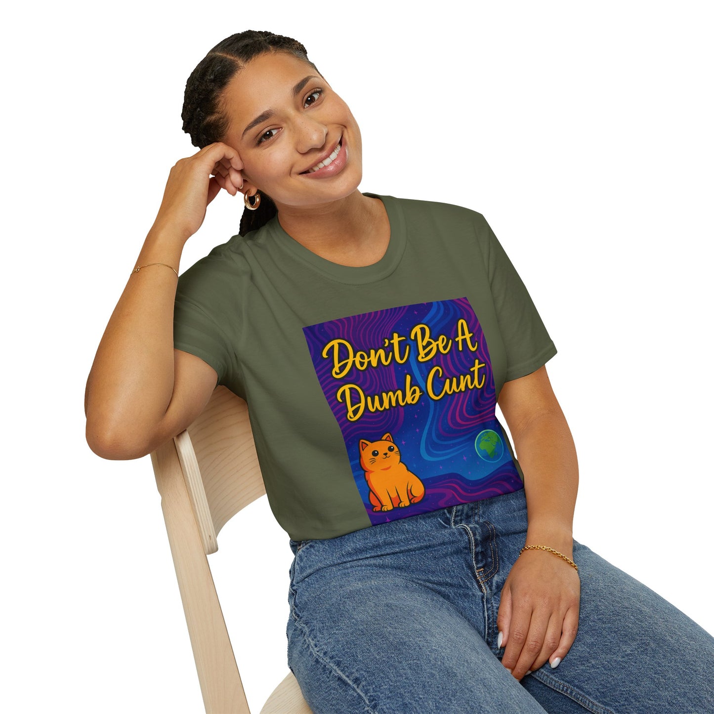 Funny Cat T-Shirt, Unisex Tee for Pet Lovers, Birthday Gift, Humor Shirt, Casual Wear, Unique Graphic Tee