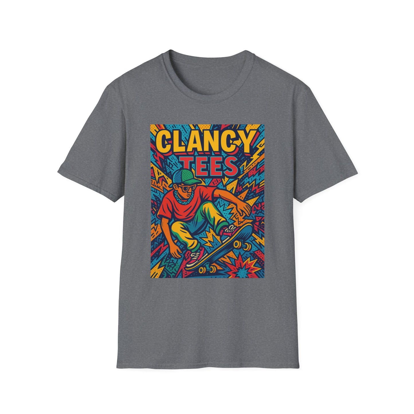 Retro Skateboard T Shirt for Skaters Graphic Tee for Skateboarding Fans Gift for Skateboarder Unisex Funny Skater Shirt