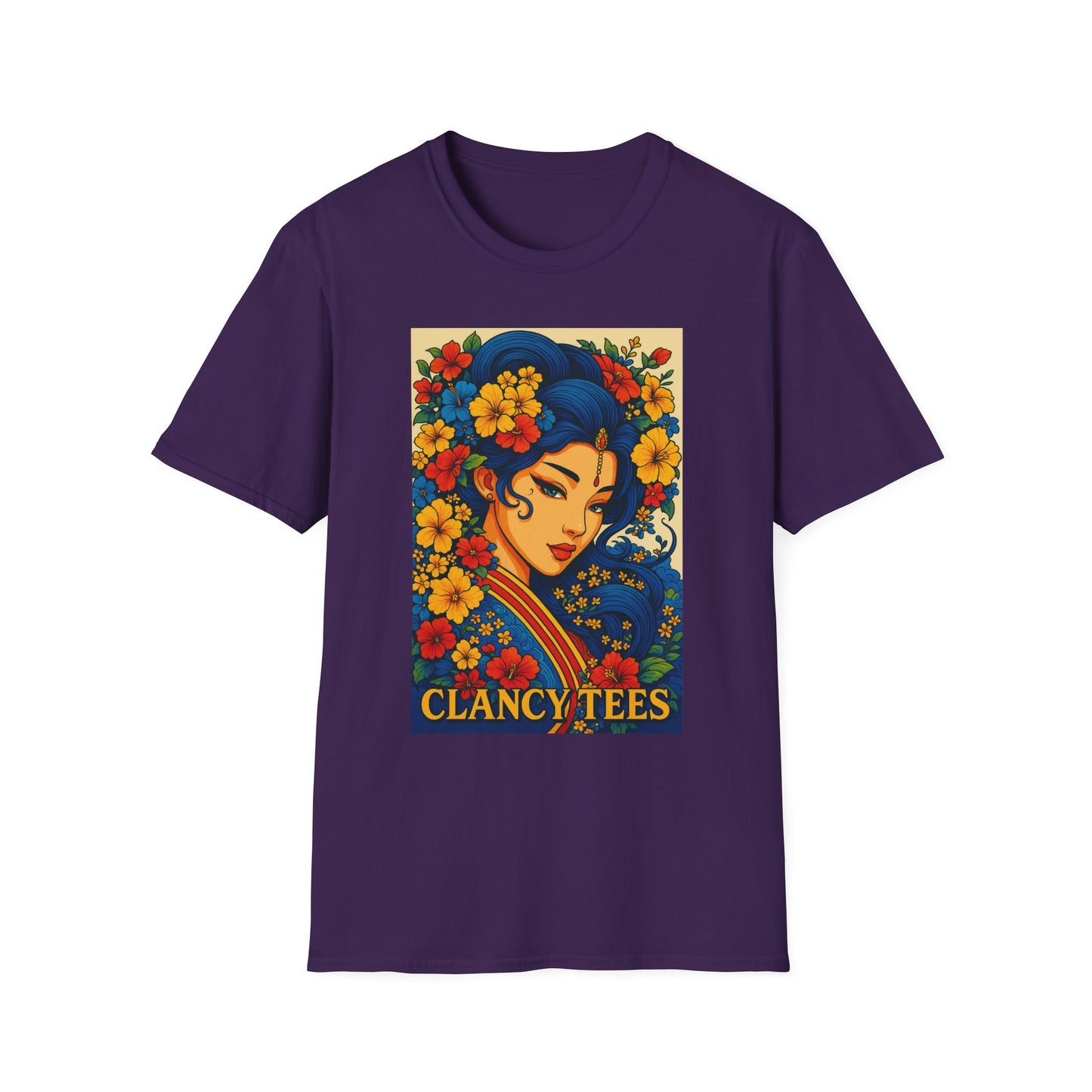 Bohemian Floral Graphic Tee, Unisex T-Shirt, Vintage Style Shirt, Gift for Her, Summer Fashion Essential