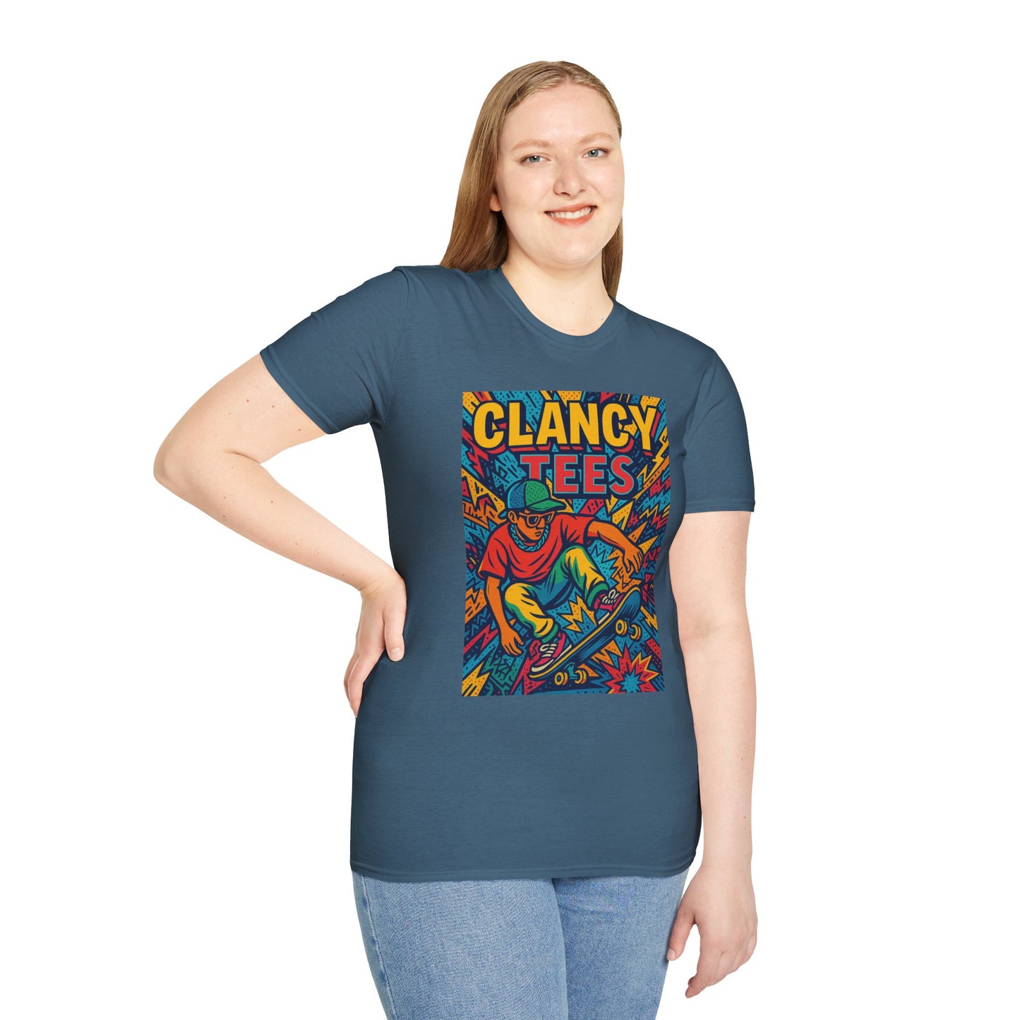 Retro Skateboard T Shirt for Skaters Graphic Tee for Skateboarding Fans Gift for Skateboarder Unisex Funny Skater Shirt