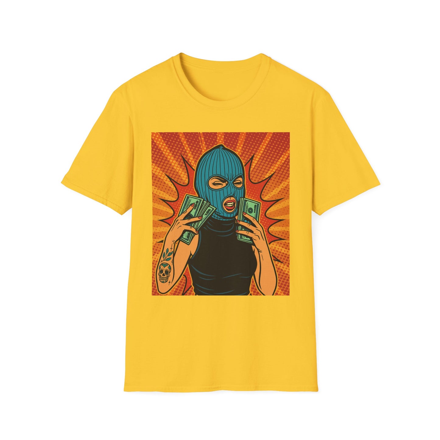 Trap Queen T Shirt Bad Girl Streetwear for Baddies Heist Fans Urban Fashion Rebels Hood Rich Aesthetic Graphic Tee for Bold Women Who Run the Game