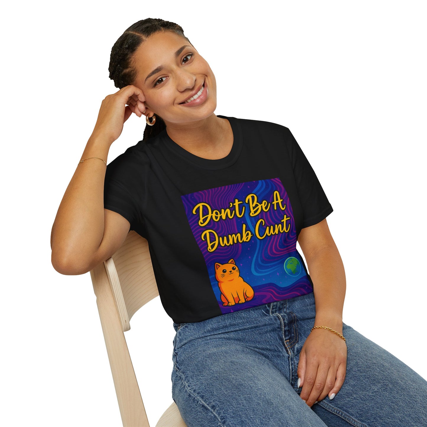 Funny Cat T-Shirt, Unisex Tee for Pet Lovers, Birthday Gift, Humor Shirt, Casual Wear, Unique Graphic Tee