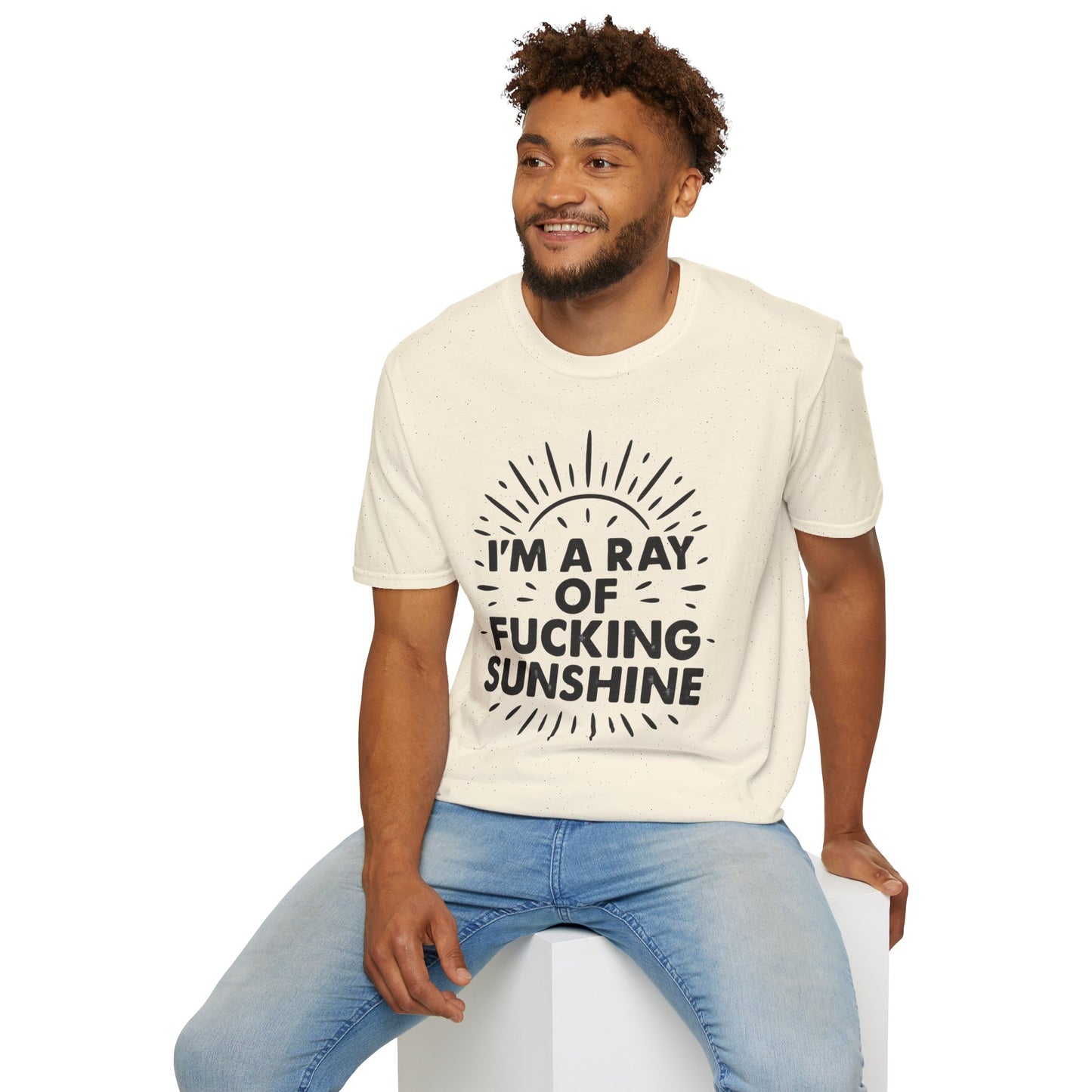 Ray of Fucking Sunshine Shirt – Sarcastic Funny Mood Tee – Gift for Cynical Friends, Bad Attitude Days, Grumpy People with Humor