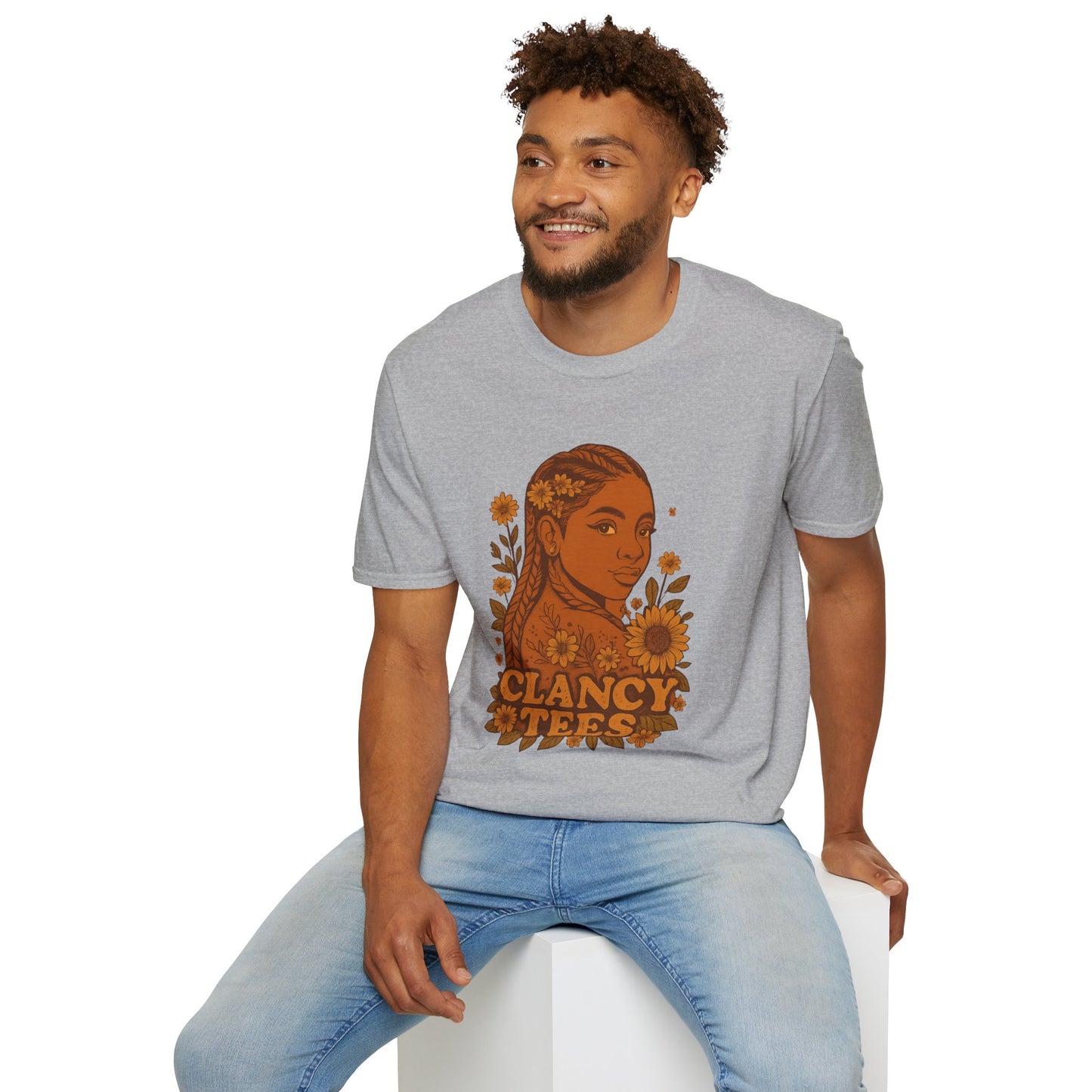 Bohemian Floral Graphic Tee | Unisex Softstyle T-Shirt, Casual Wear, Summer Fashion, Gift for Friends, Vintage Vibe