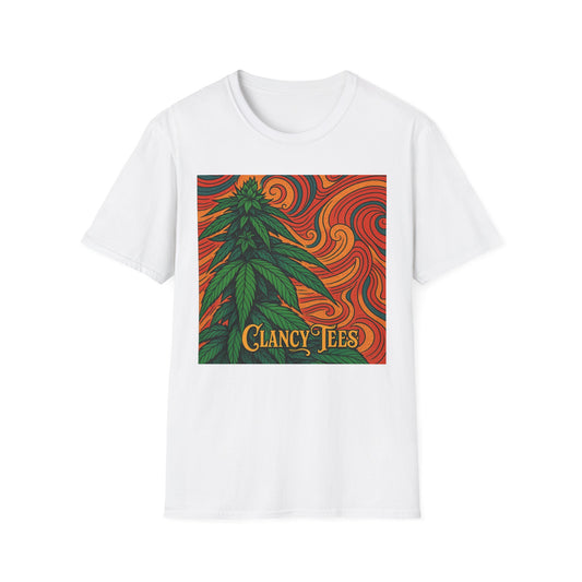 Artistic Cannabis Unisex T-Shirt | Chill Vibes | Eco-Friendly Tee | Gift for Smokers | Festival Wear | Casual Style