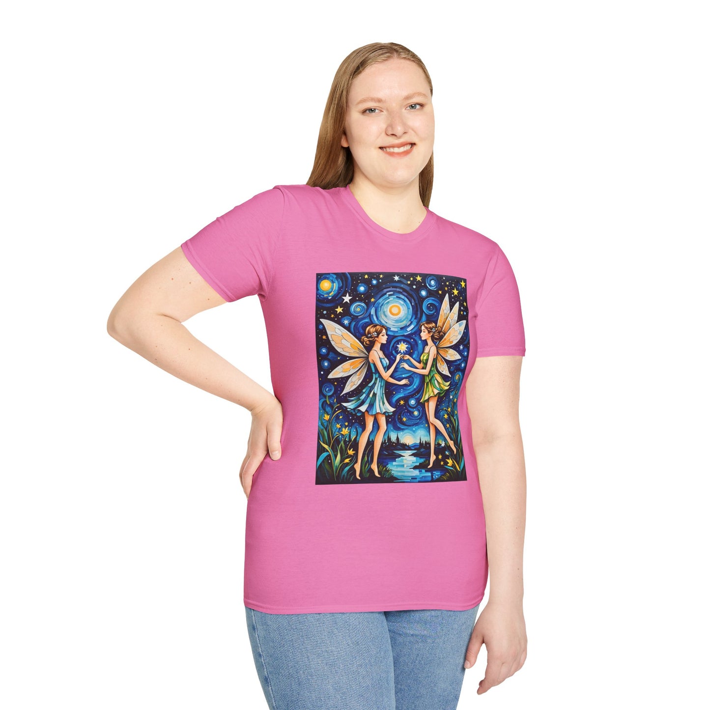 Enchanted Fairy T-Shirt, Magical Tees, Fantasy Apparel, Gift for Dreamers, Boho Style, Celestial Fashion, Nature Lover Shirt