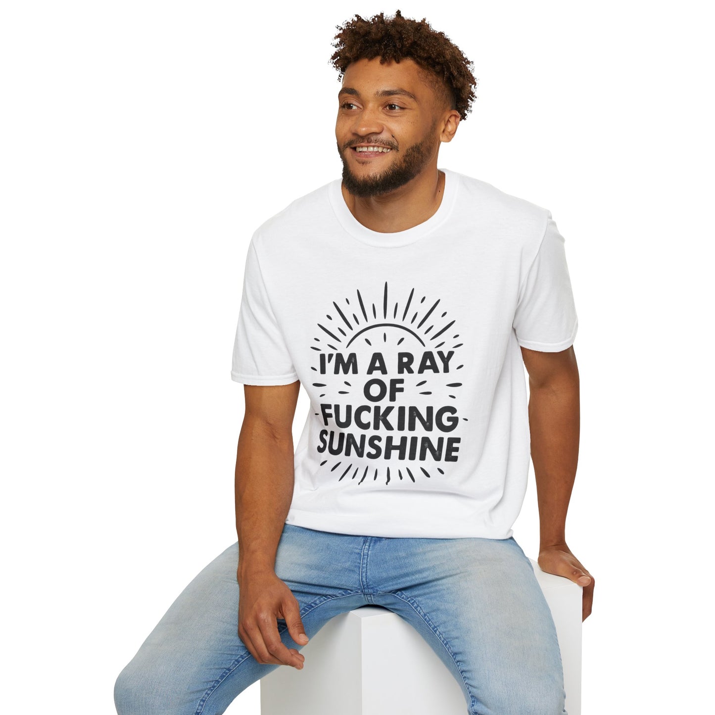 Ray of Fucking Sunshine Shirt – Sarcastic Funny Mood Tee – Gift for Cynical Friends, Bad Attitude Days, Grumpy People with Humor