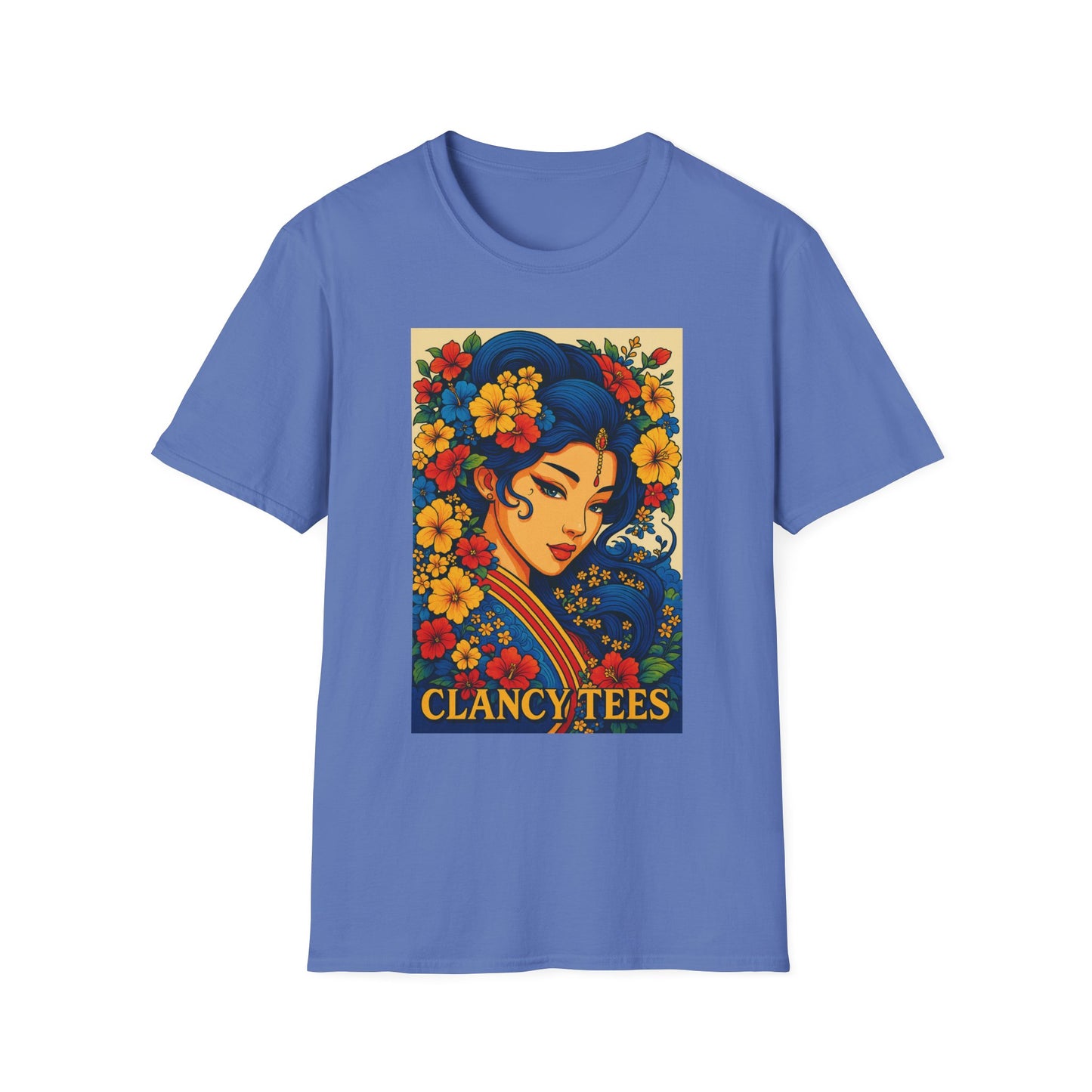 Bohemian Floral Graphic Tee, Unisex T-Shirt, Vintage Style Shirt, Gift for Her, Summer Fashion Essential