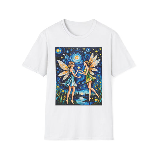 Enchanted Fairy T-Shirt, Magical Tees, Fantasy Apparel, Gift for Dreamers, Boho Style, Celestial Fashion, Nature Lover Shirt