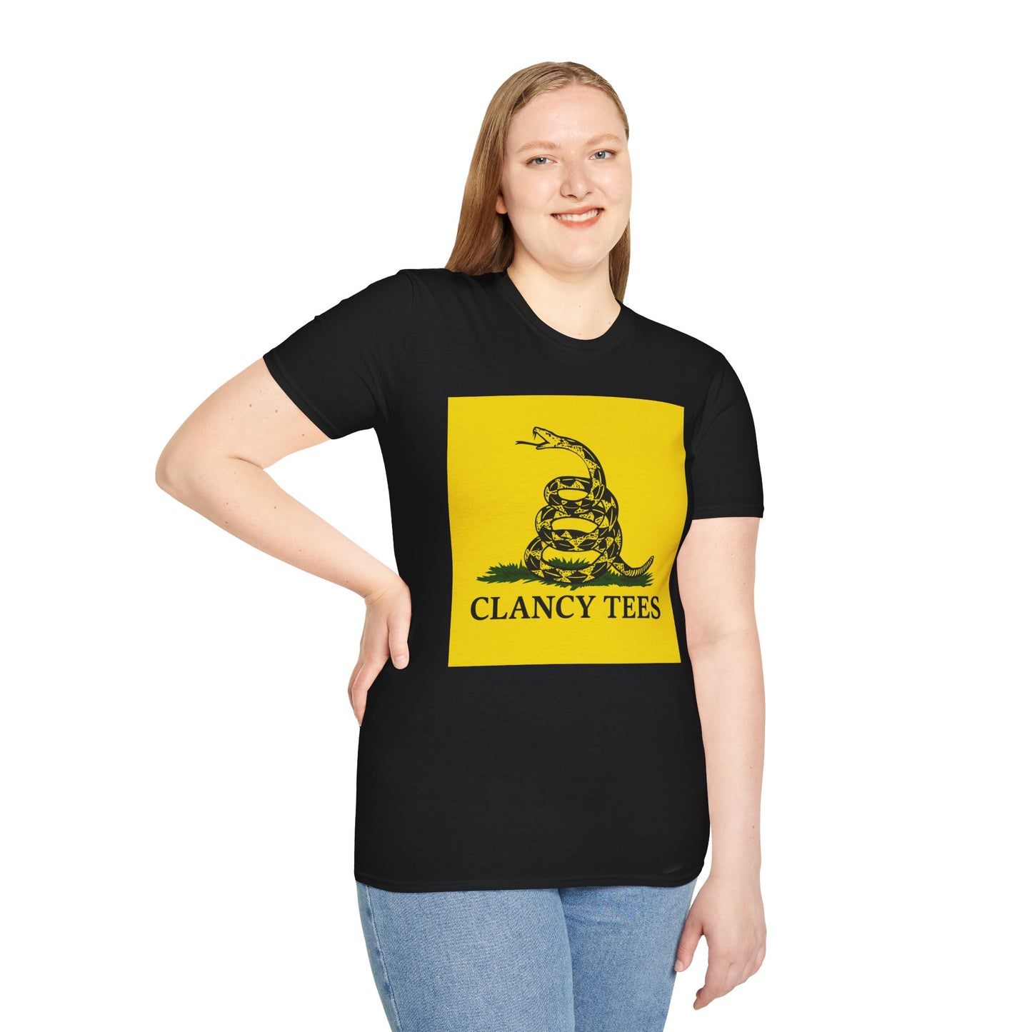 Coiled Snake Parody Tee – Satirical Rattlesnake Shirt – Gift for Sarcastic Rebels, Libertarian Dropouts, and Political Burnouts