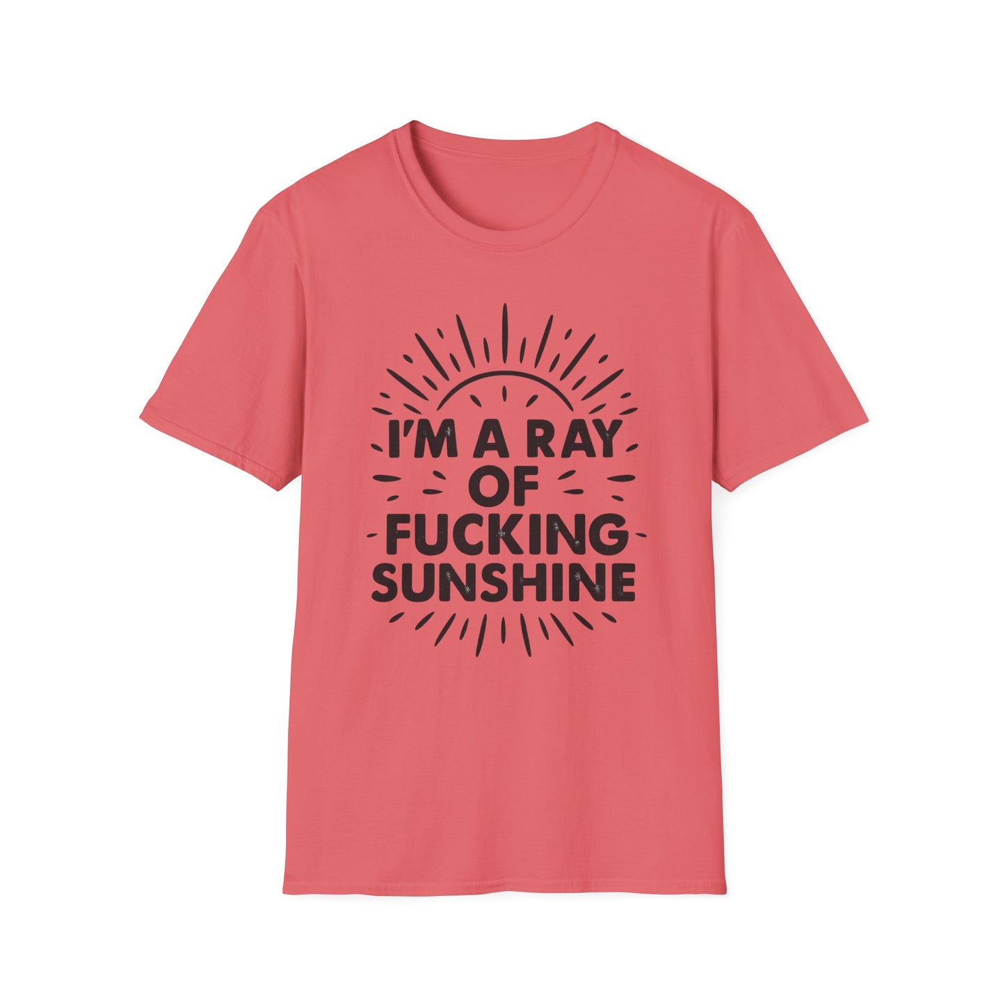 Ray of Fucking Sunshine Shirt – Sarcastic Funny Mood Tee – Gift for Cynical Friends, Bad Attitude Days, Grumpy People with Humor