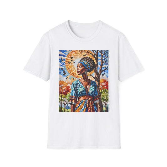 Colorful African Heritage Unisex T-Shirt - Inspirational Art Tee for Cultural Celebrations, Gifts, Festivals, Everyday Wear