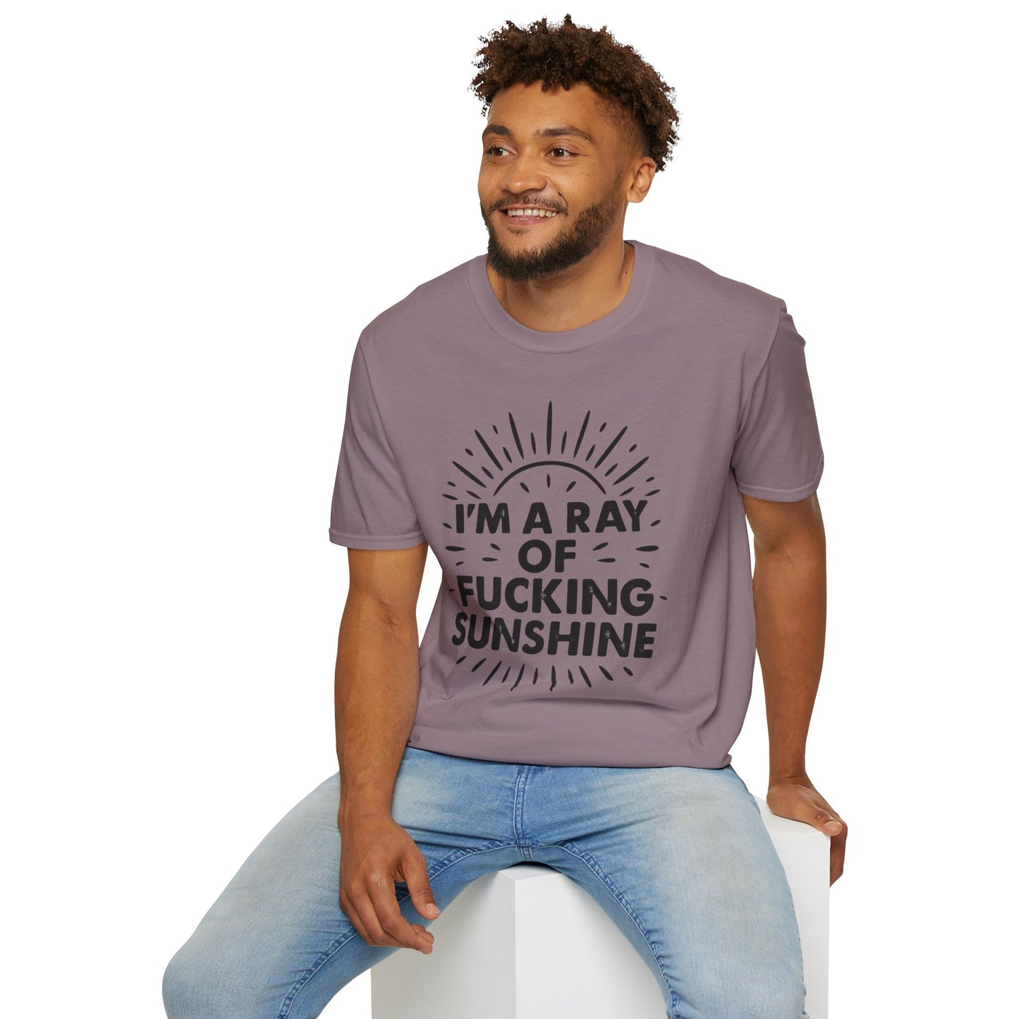 Ray of Fucking Sunshine Shirt – Sarcastic Funny Mood Tee – Gift for Cynical Friends, Bad Attitude Days, Grumpy People with Humor