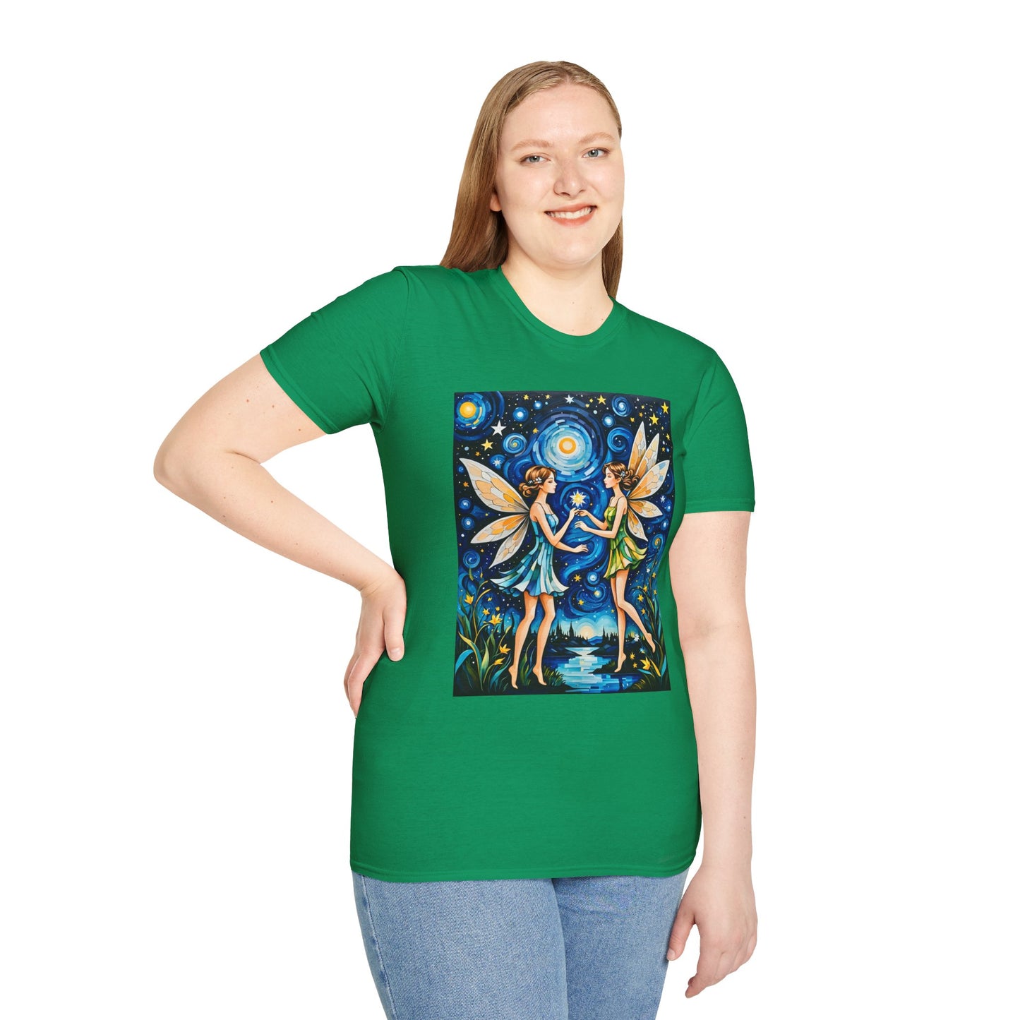 Enchanted Fairy T-Shirt, Magical Tees, Fantasy Apparel, Gift for Dreamers, Boho Style, Celestial Fashion, Nature Lover Shirt