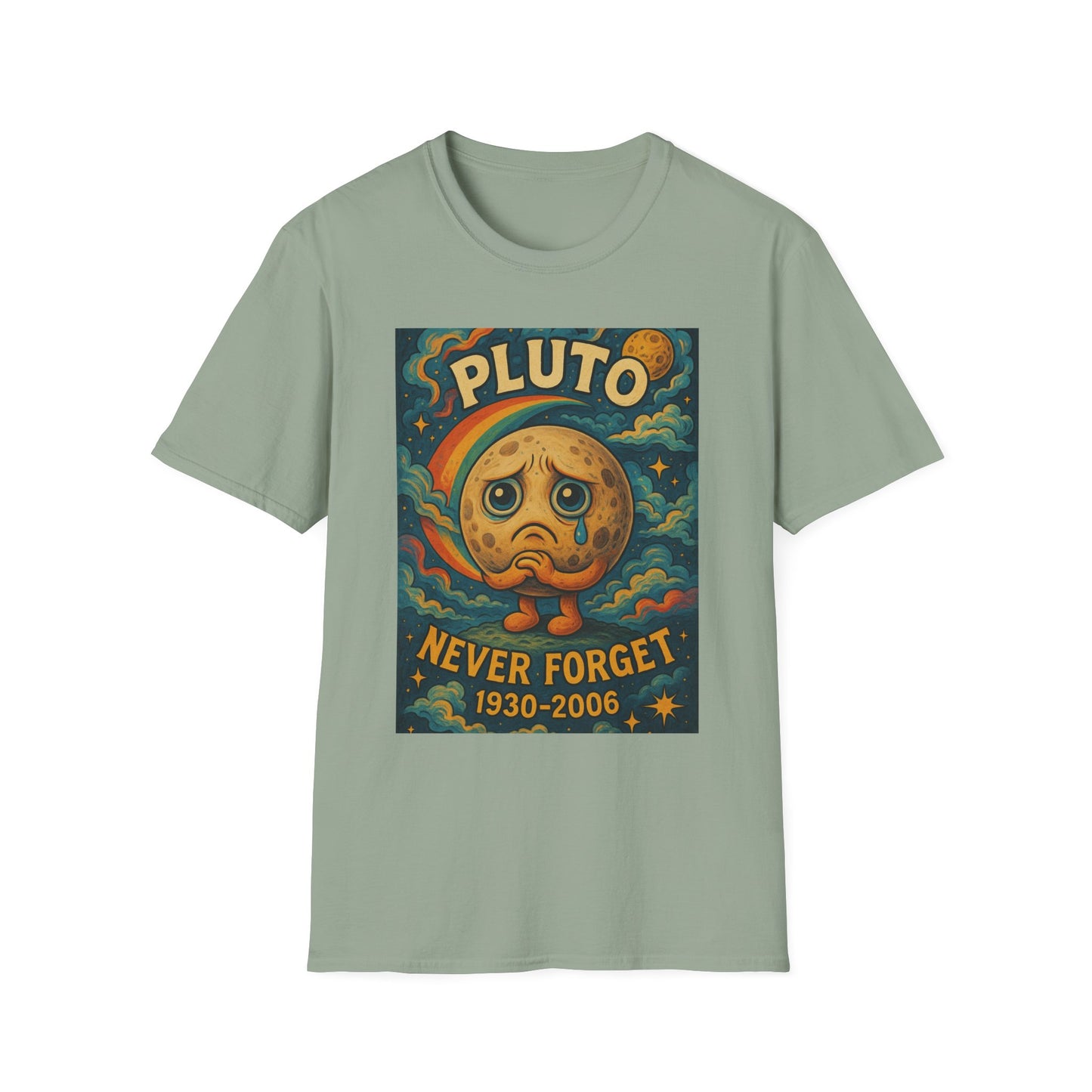 Pluto Never Forget Shirt Funny Space Tee for Astronomy Fans Nostalgic Planet Graphic Shirt Gift for Science Nerds and Stargazers Dwarf Planet Tribute T-Shirt