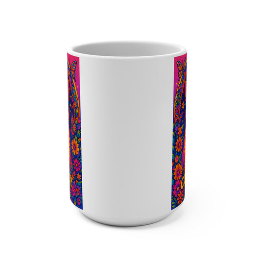 Colorful Cat Mug for Cat Lovers, Gift for Friends, Fun Decorative Coffee Mug, Birthday Gift, Home & Kitchen Decor