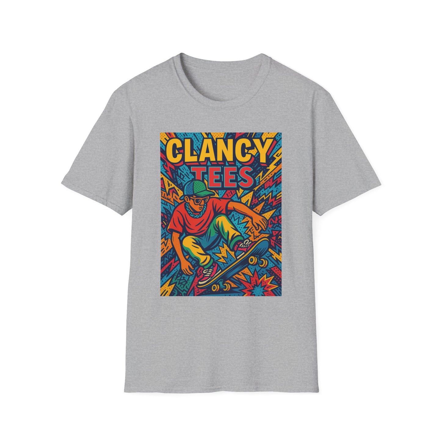 Retro Skateboard T Shirt for Skaters Graphic Tee for Skateboarding Fans Gift for Skateboarder Unisex Funny Skater Shirt