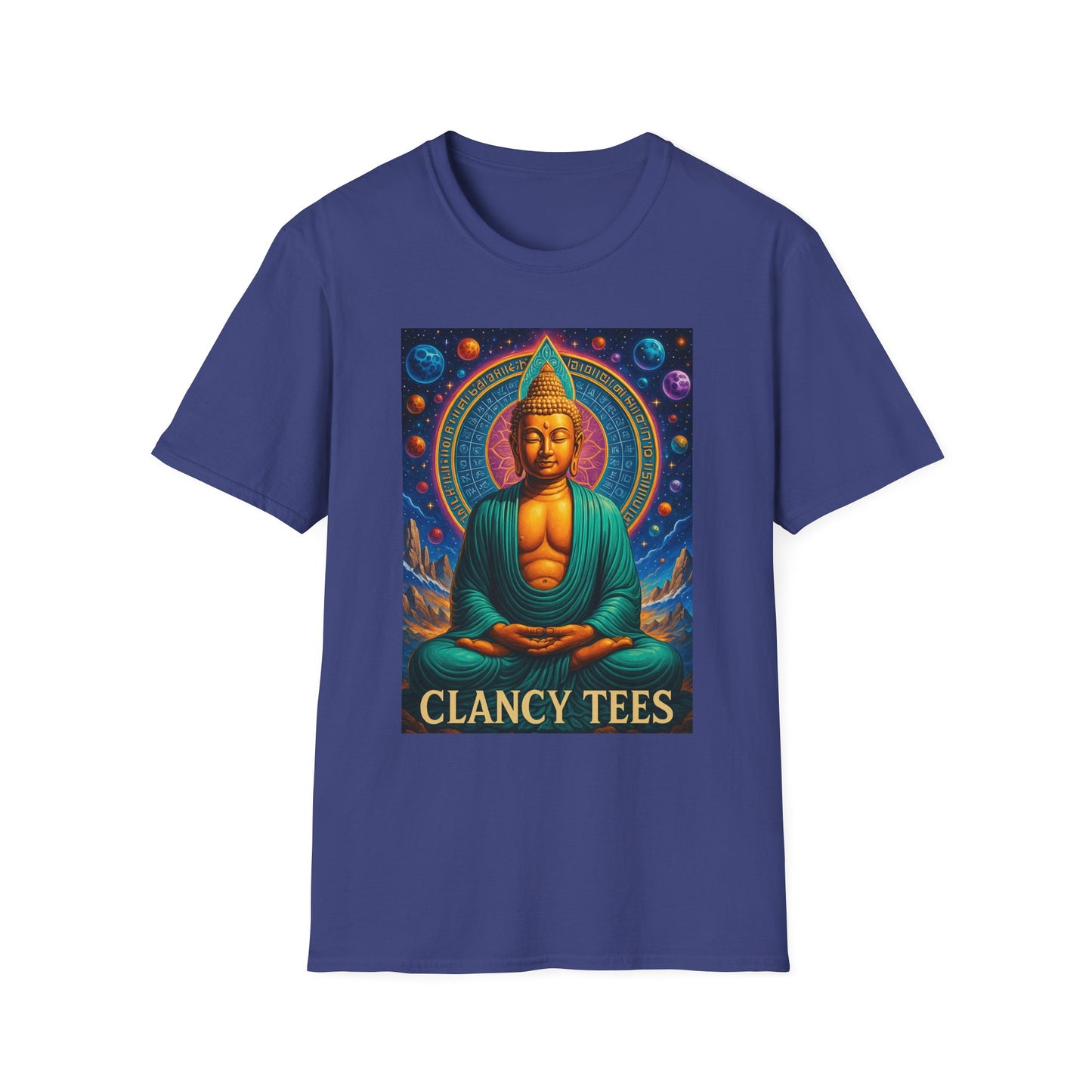 Trippy Buddha Meditation T-Shirt – Psychedelic Spiritual Shirt for Zen Seekers, Yoga Lovers, Gift for Mindful Friends, Cosmic Energy Tee