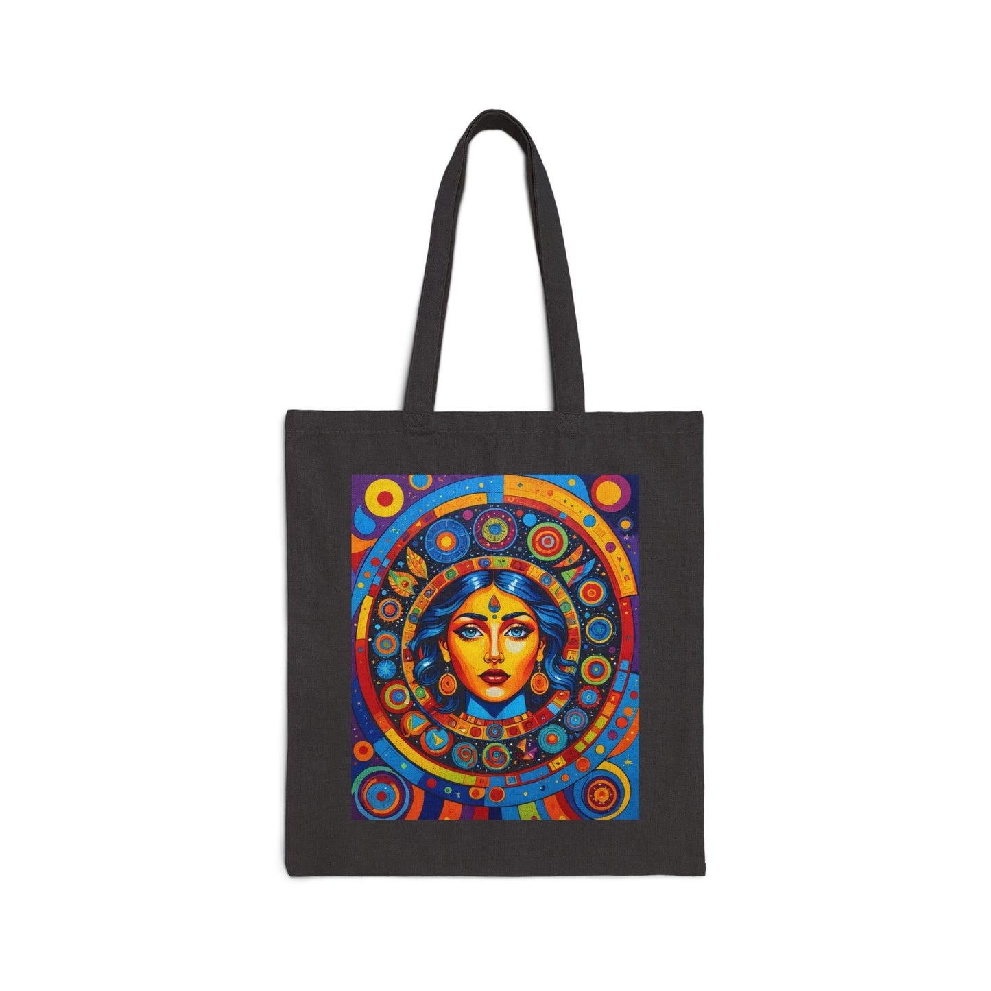 Cosmic Psychedelic Tote Bag Liberty Bags OAD113 Canvas Reusable Eco Friendly Bag
