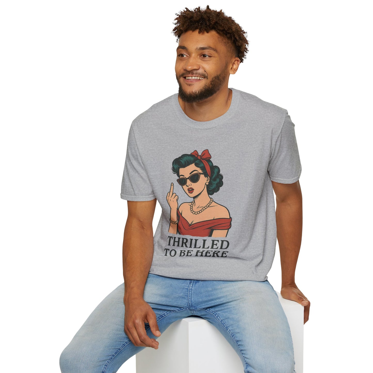 Vintage Pin Up Girl Graphic Tee, Stylish Casual Wear, Gifts for Her, Funny T-Shirt, Summer Fashion