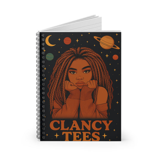 Afrofuturist Cosmic Journal Black Girl Magic Notebook Astrology Writing Pad Spiritual Galaxy Diary Gift for Dreamers