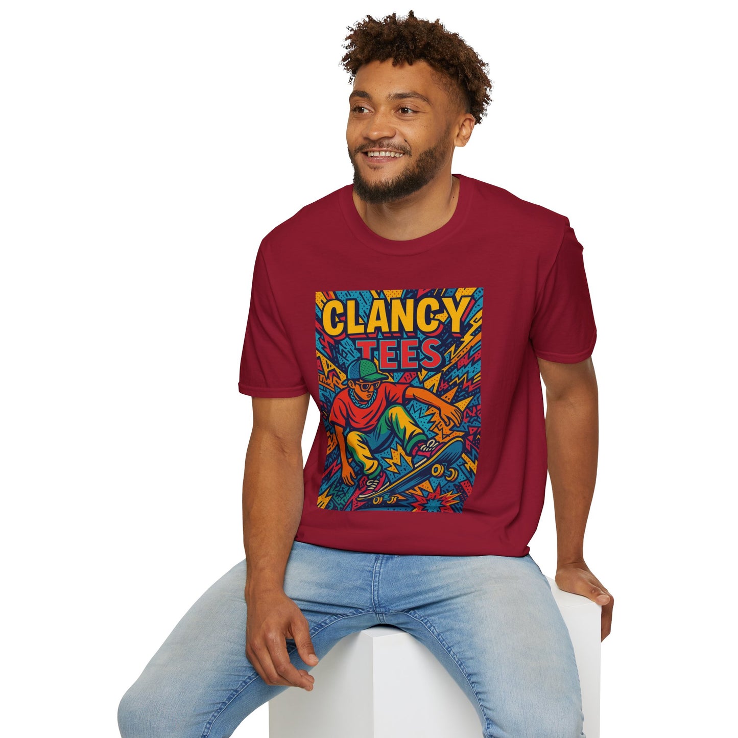 Retro Skateboard T Shirt for Skaters Graphic Tee for Skateboarding Fans Gift for Skateboarder Unisex Funny Skater Shirt