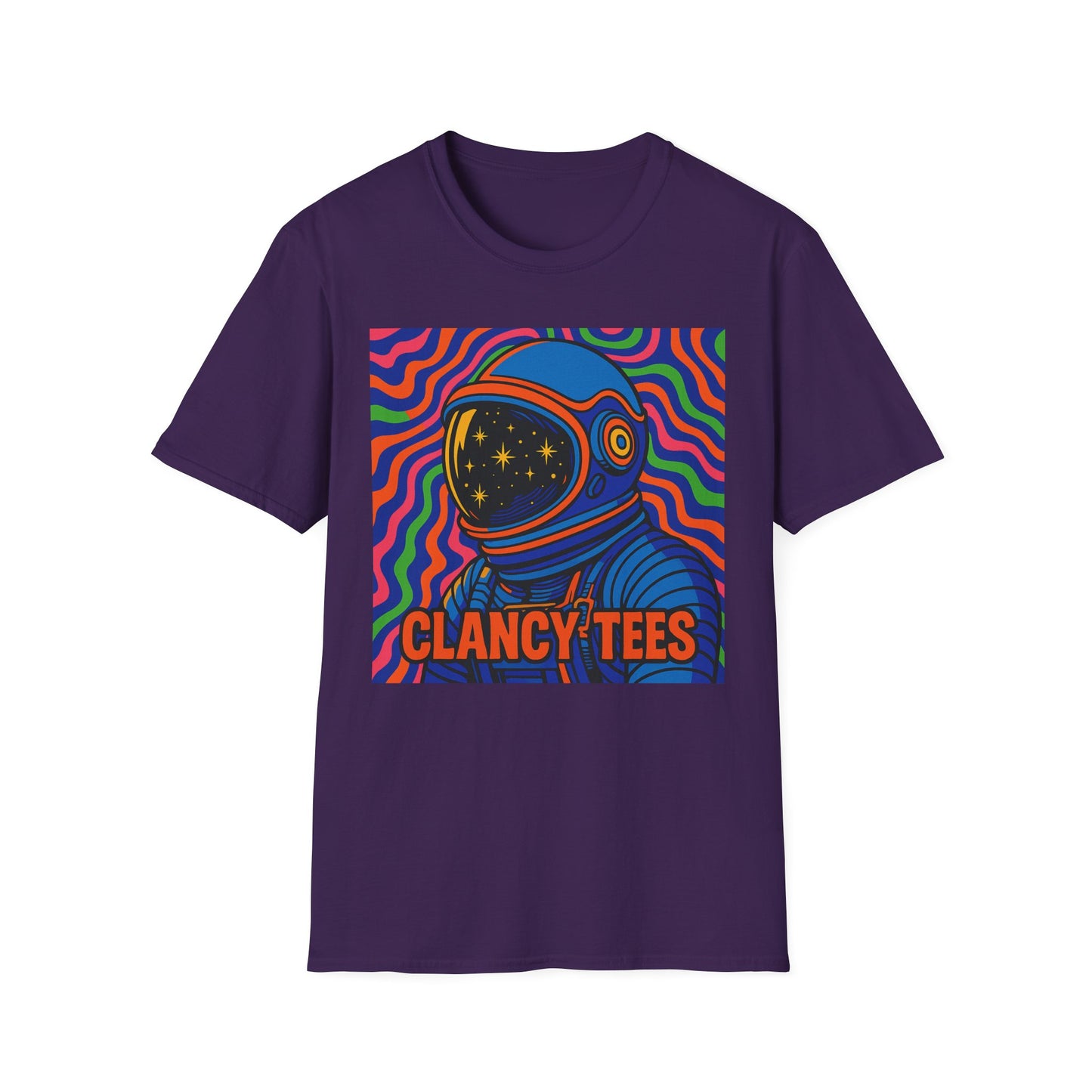 Cosmic Astronaut T-Shirt - Unisex Softstyle Tee, Space Lover Gift, Retro Vibes, Festival Wear, Graphic Tee