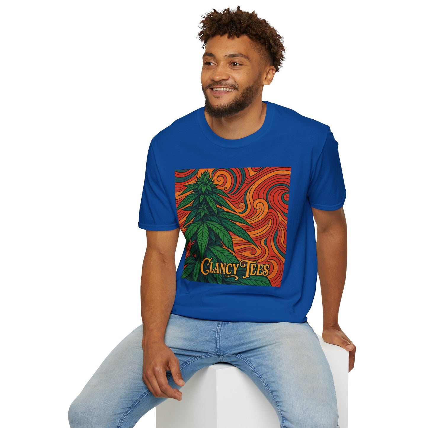 Artistic Cannabis Unisex T-Shirt | Chill Vibes | Eco-Friendly Tee | Gift for Smokers | Festival Wear | Casual Style
