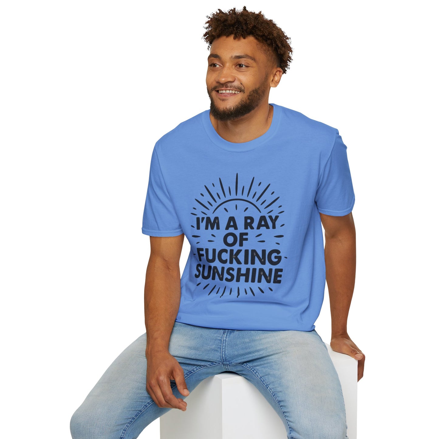 Ray of Fucking Sunshine Shirt – Sarcastic Funny Mood Tee – Gift for Cynical Friends, Bad Attitude Days, Grumpy People with Humor