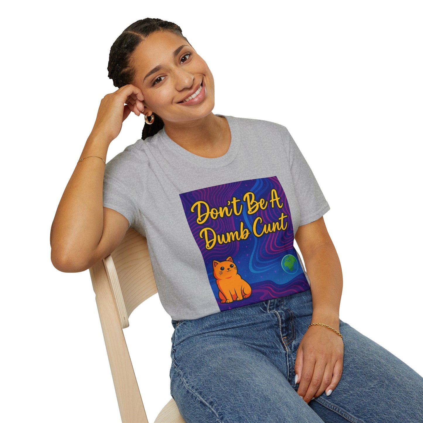 Funny Cat T-Shirt, Unisex Tee for Pet Lovers, Birthday Gift, Humor Shirt, Casual Wear, Unique Graphic Tee